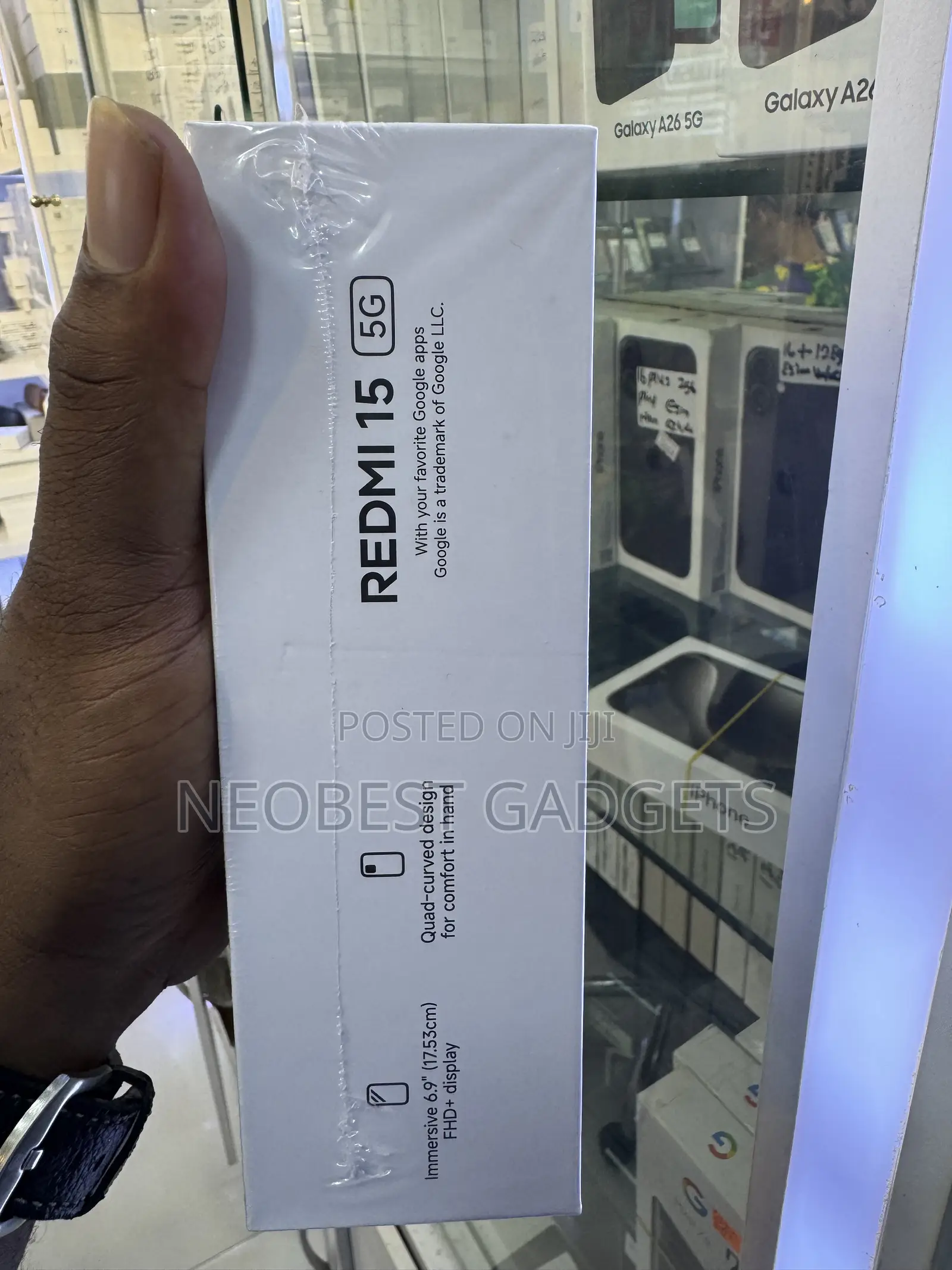 New Xiaomi Redmi 15 5G 256 GB Black
