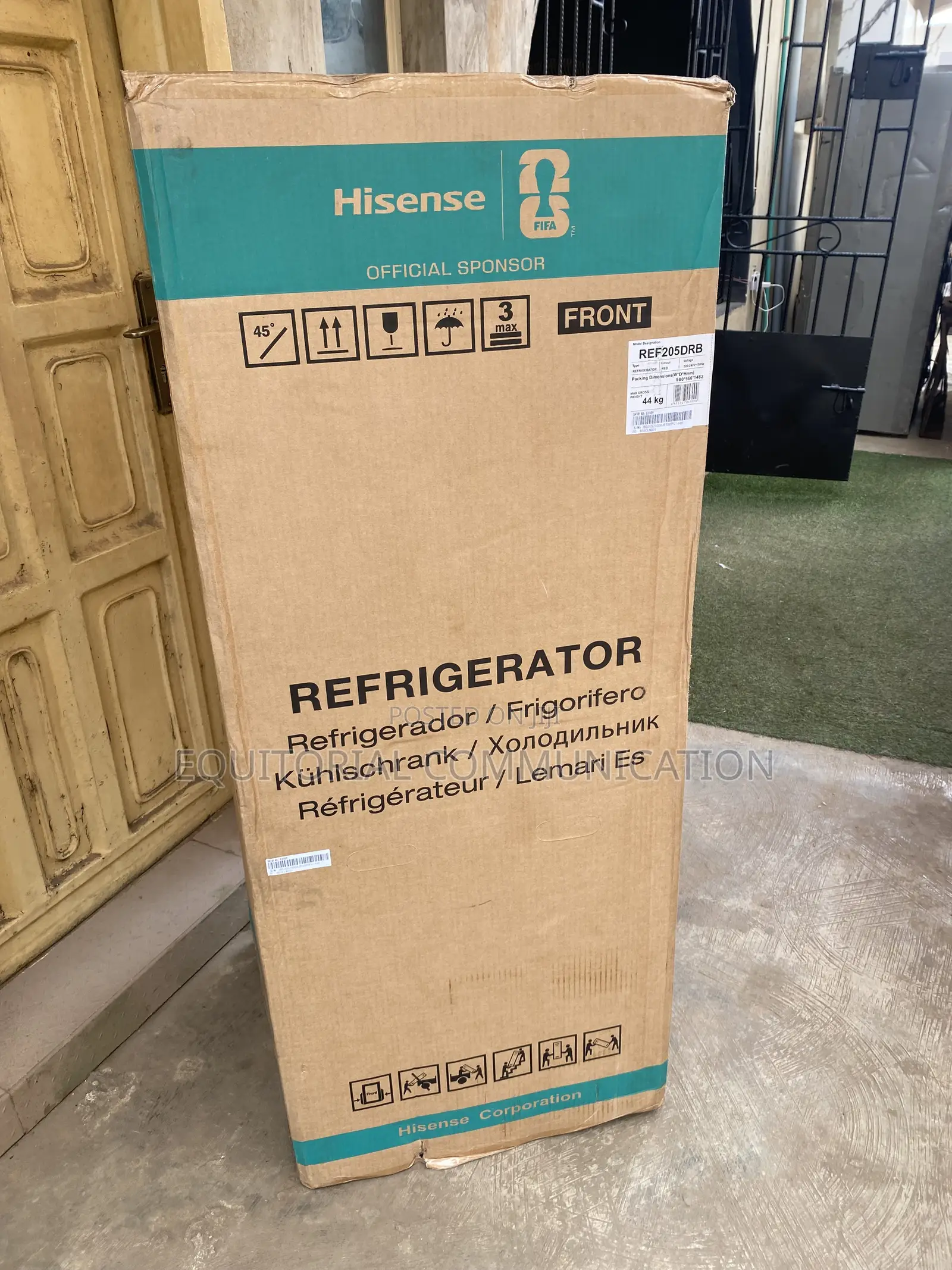 Hisense REF205DRB 204L Freezer-Top Fridge for Home Kitchens