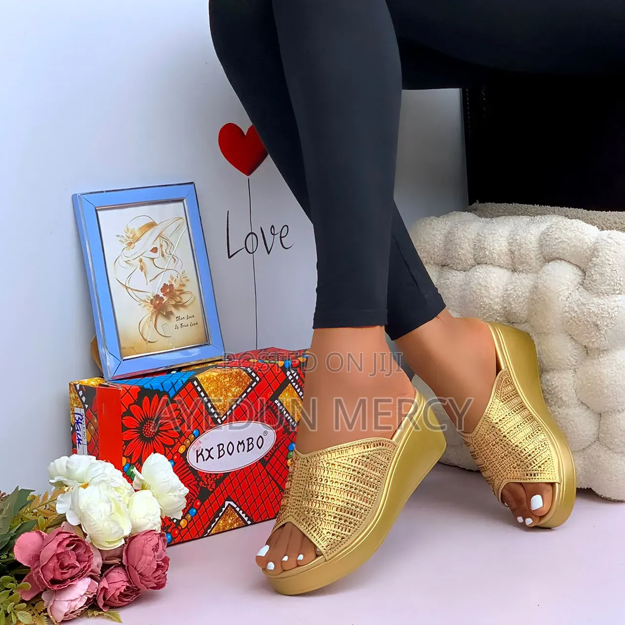 High Quality Wedge Slippers