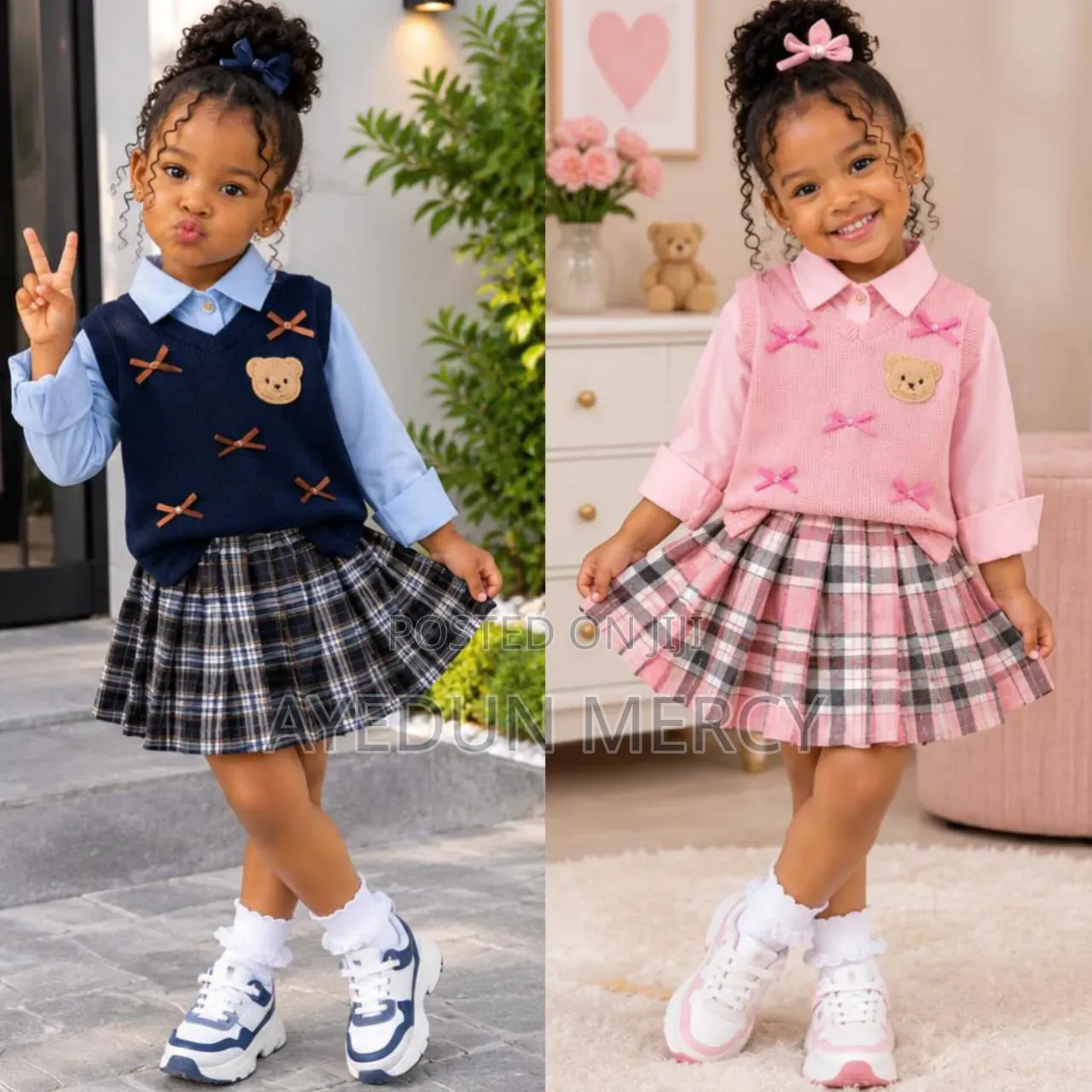 Girls Up and Down Cloth