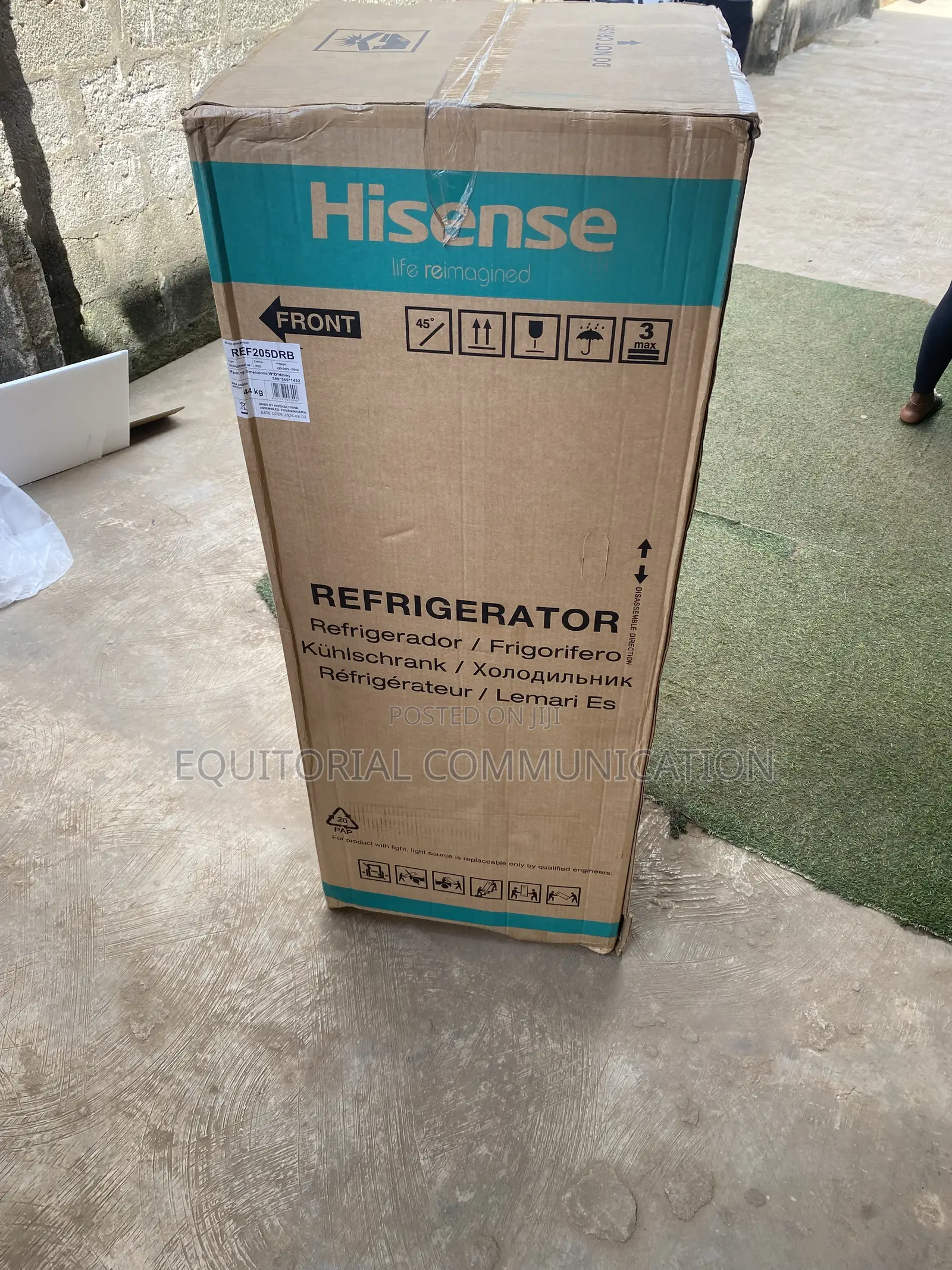 Hisense 204L Top Freezer Refrigerator for Household Use REF205DRB