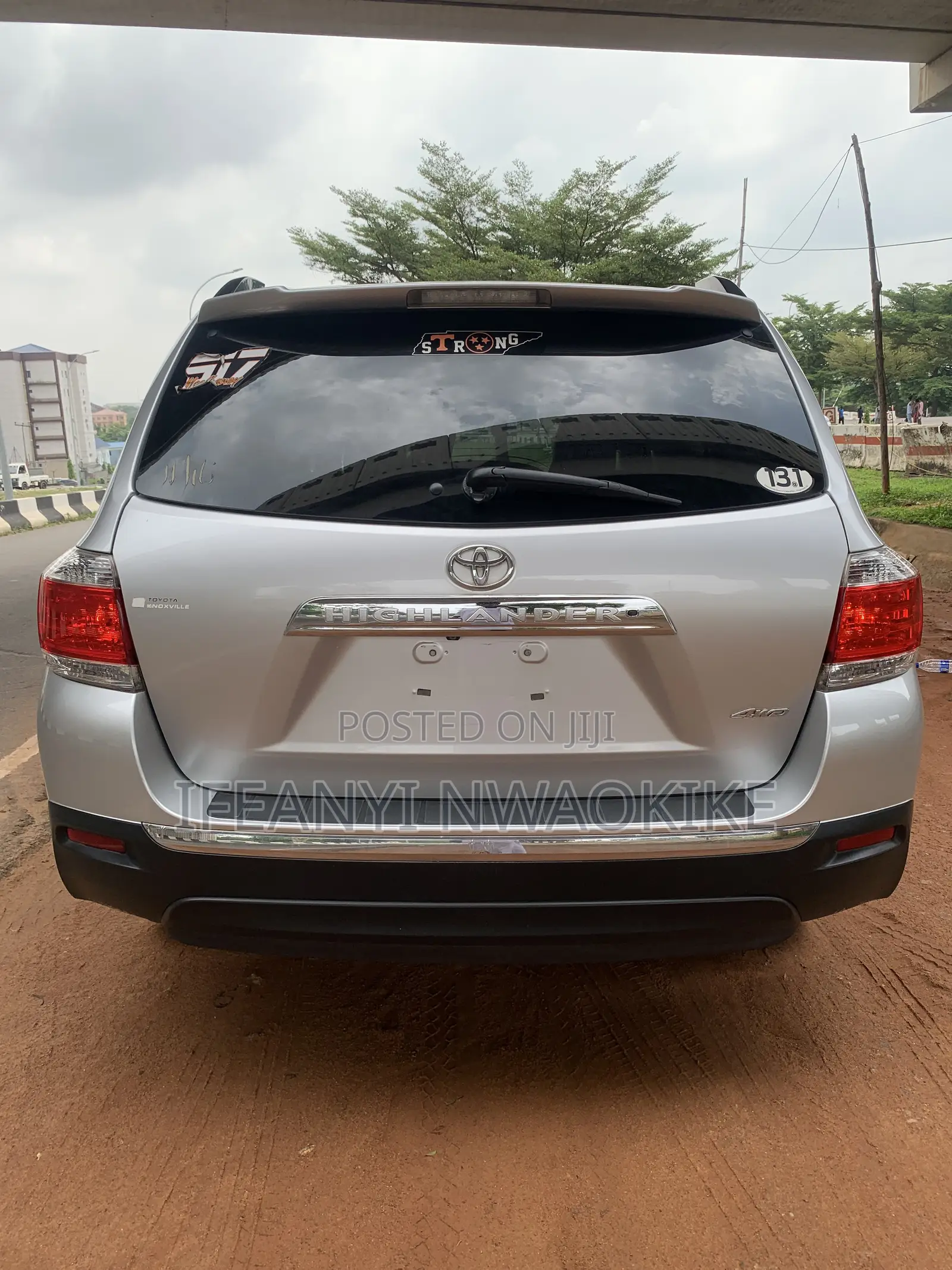 Toyota Highlander Limited 2012 Silver