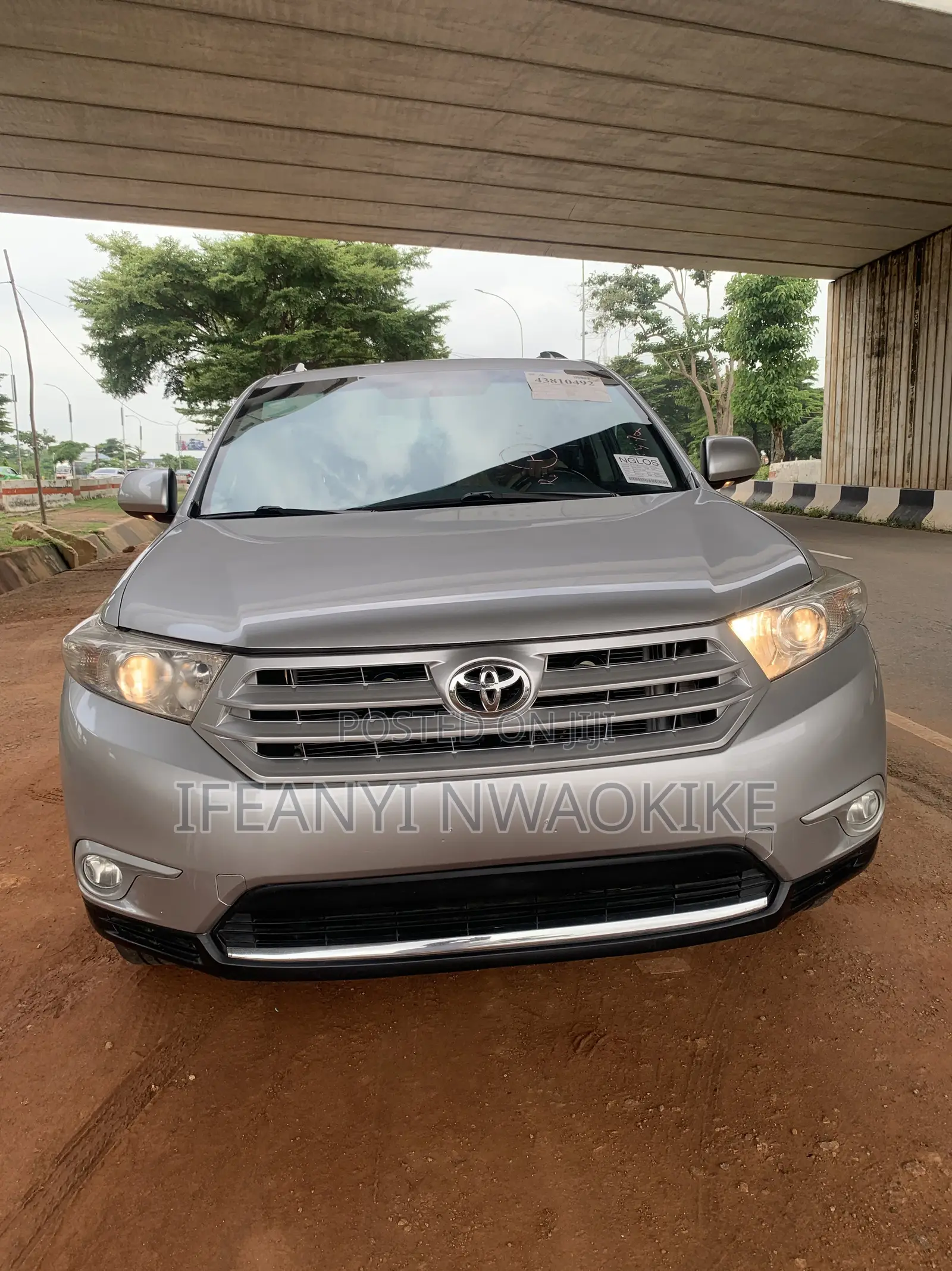 Toyota Highlander Limited 2012 Silver