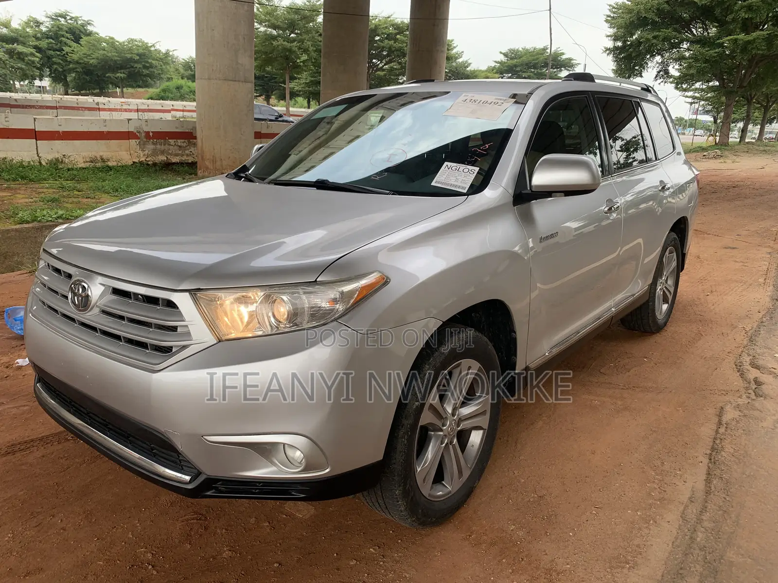 Toyota Highlander Limited 2012 Silver
