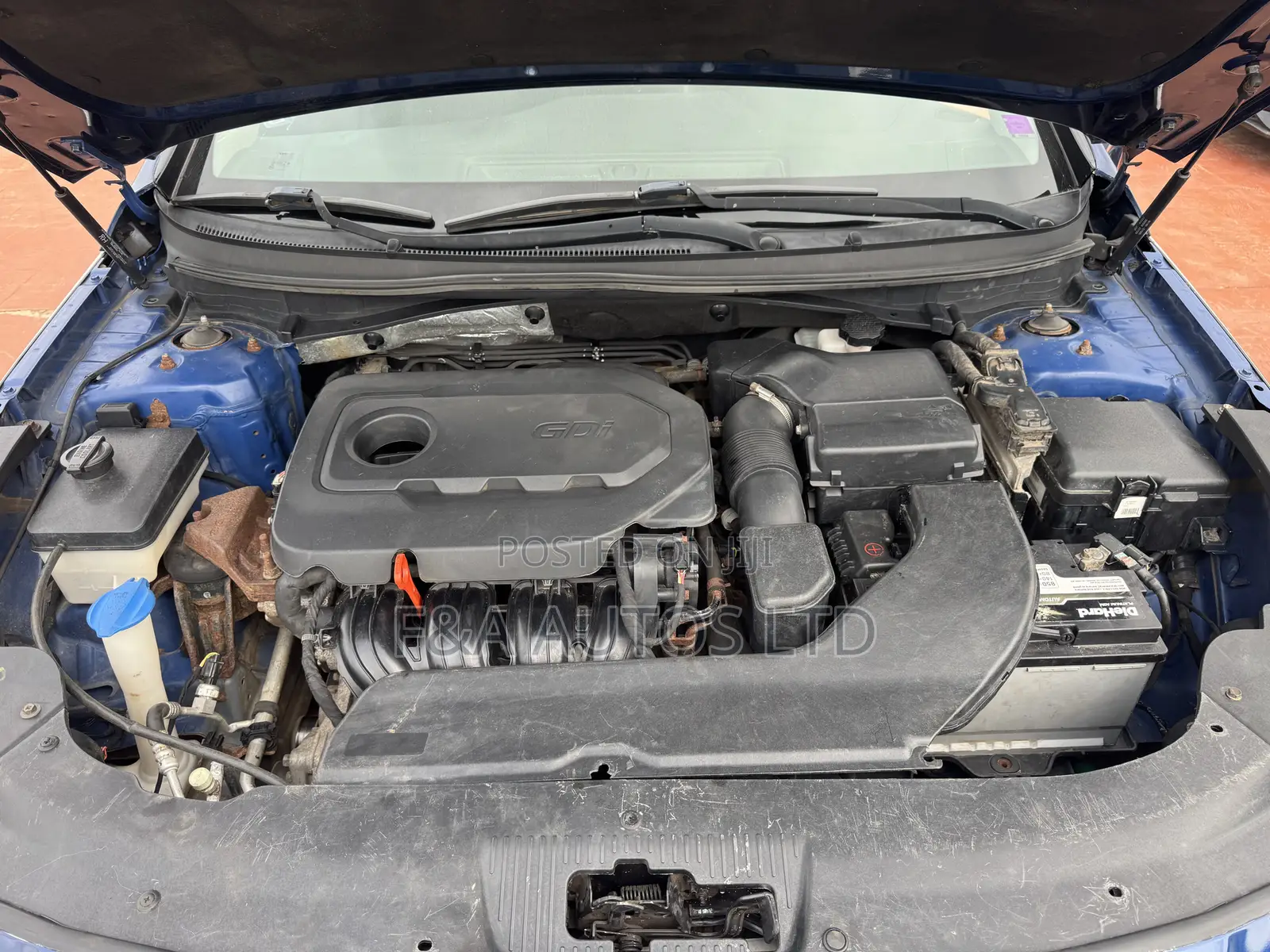 Hyundai Sonata Limited 4dr Sedan (2.0L 4cyl Turbo 6A) 2014 Blue