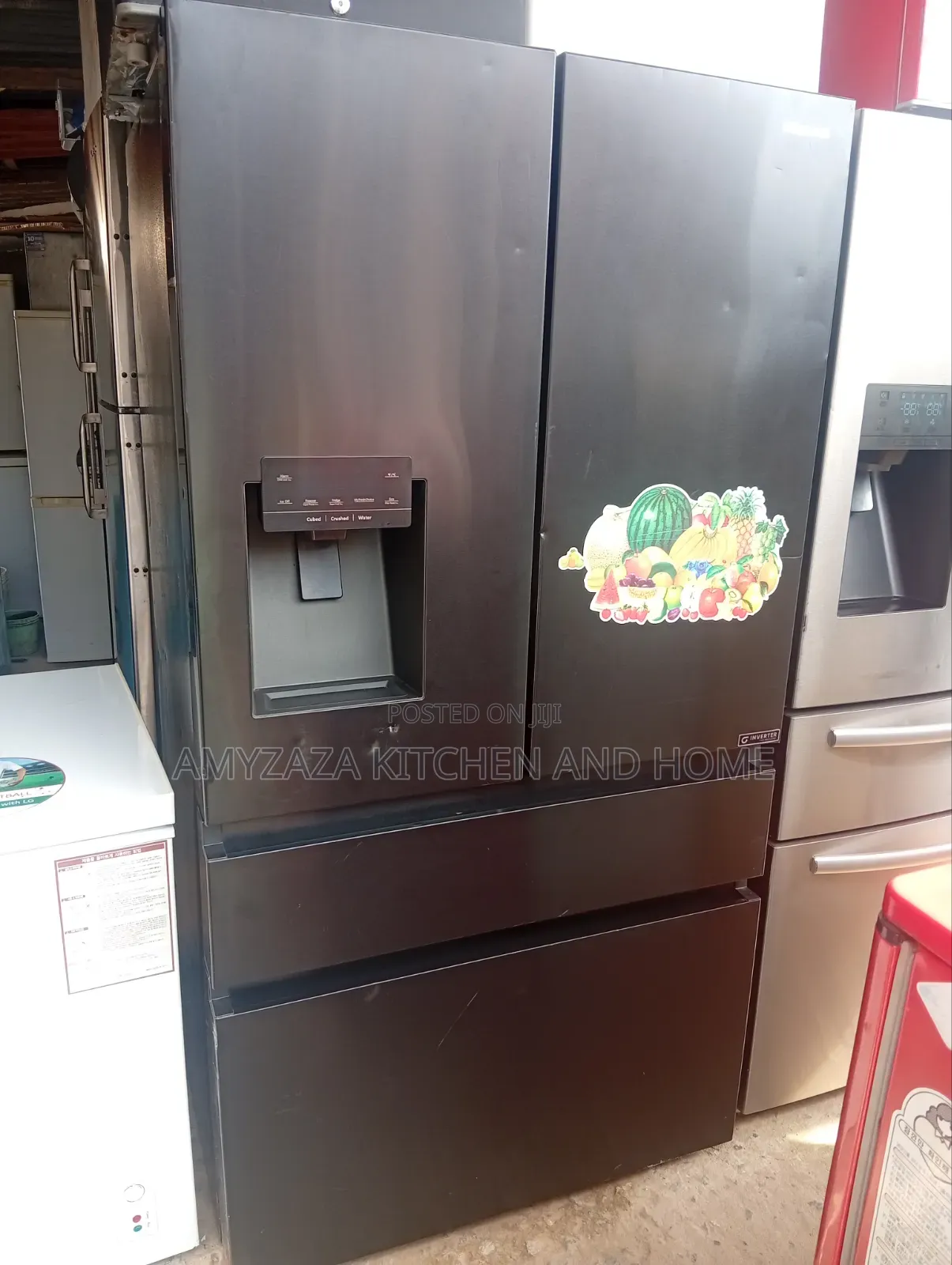 Hisense Fridge Freezer French Door,sides Ice Water Dispenser Inverter
