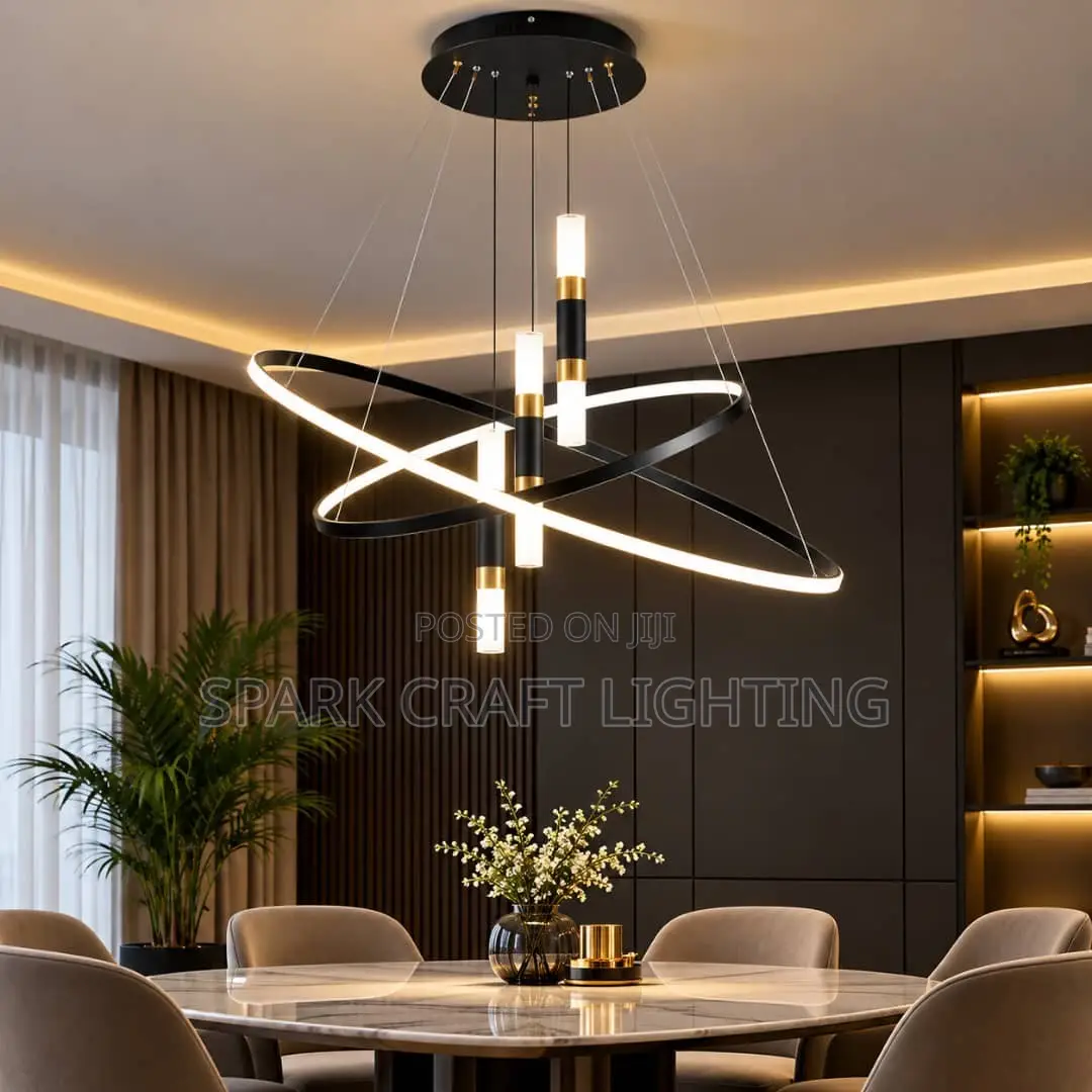 Modern LED Ring Chandelier
