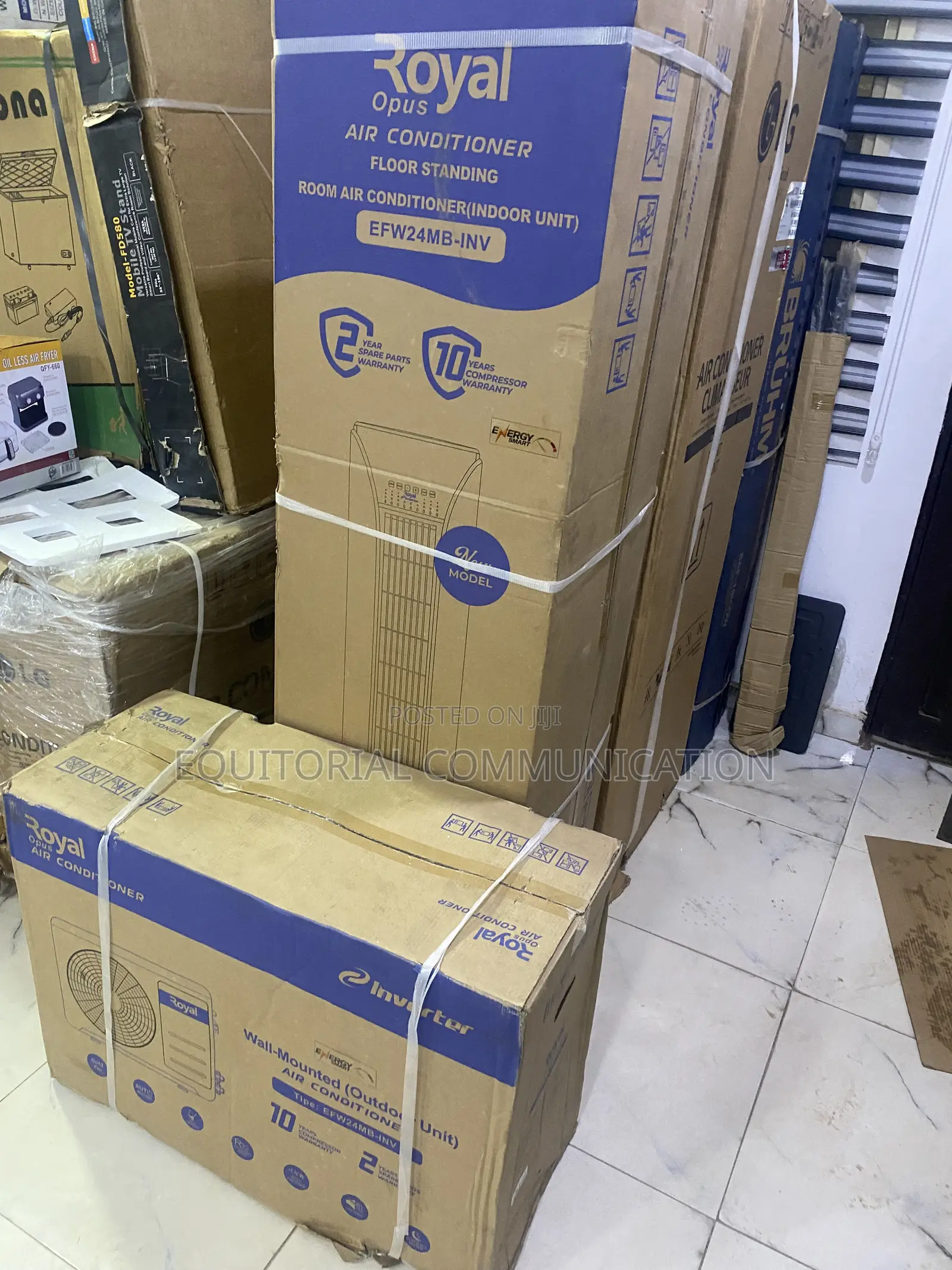 Royal 3HP Inverter Floor AC Model EFW24MB-INV