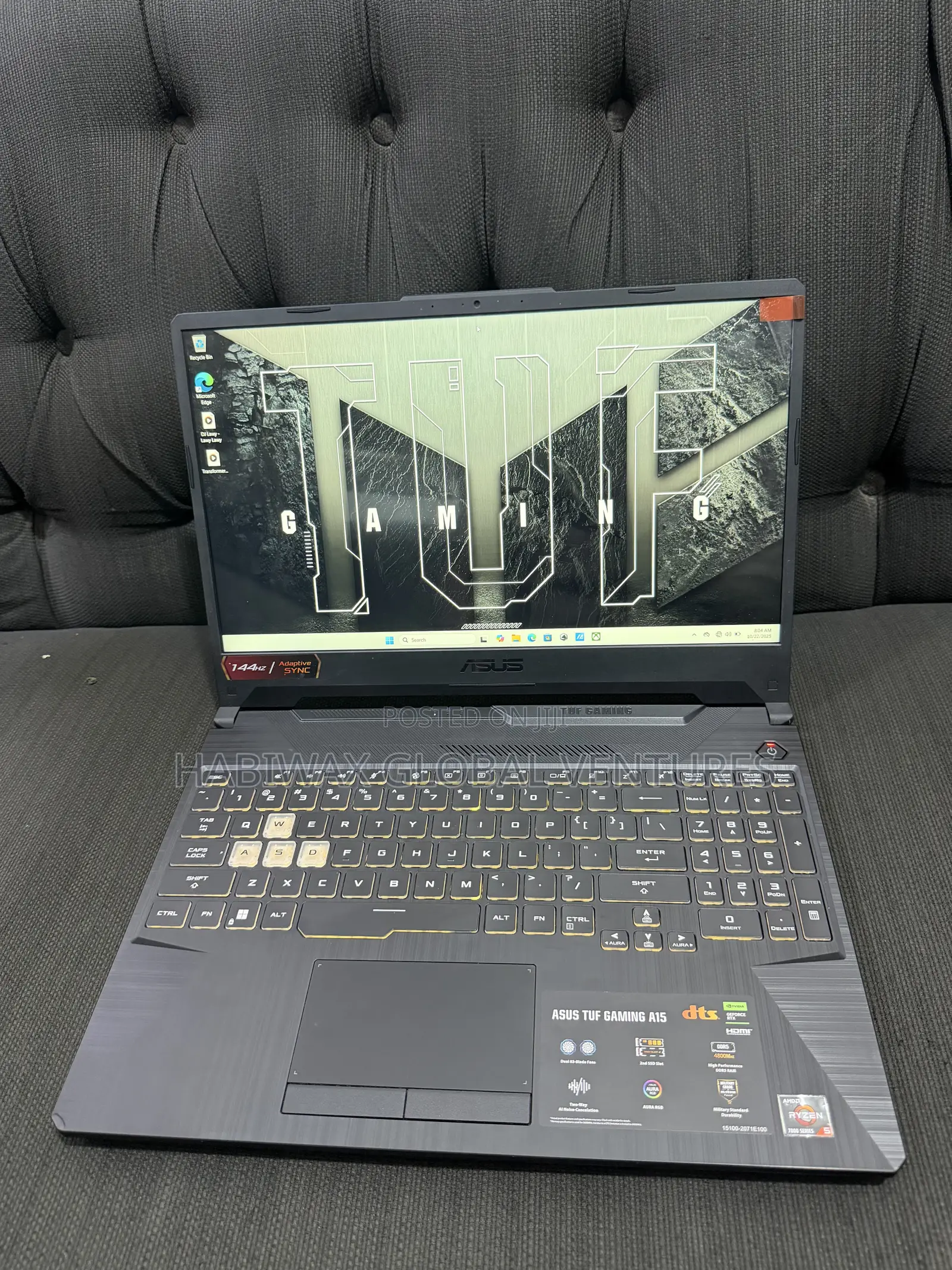 Laptop Asus TUF Gaming A15 32GB AMD Ryzen 5 SSD 512GB