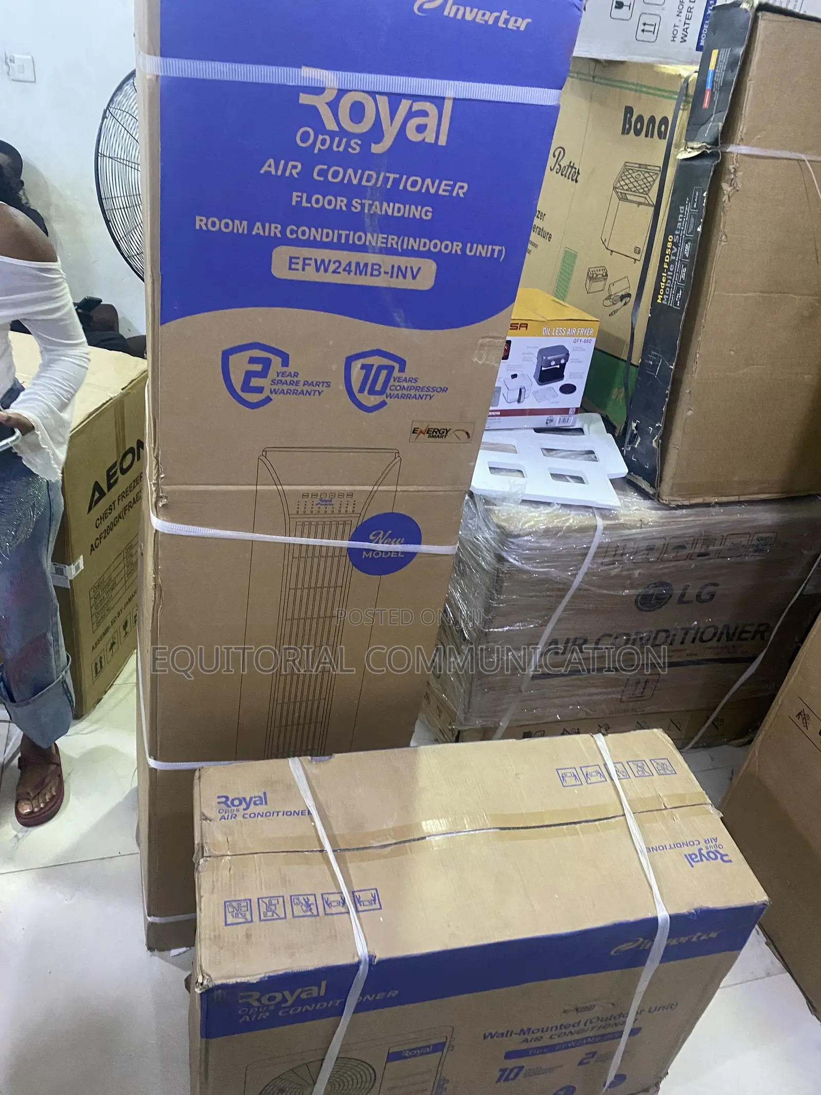 Royal EFW24MB-INV 3HP Modern Floor-Standing Inverter AC