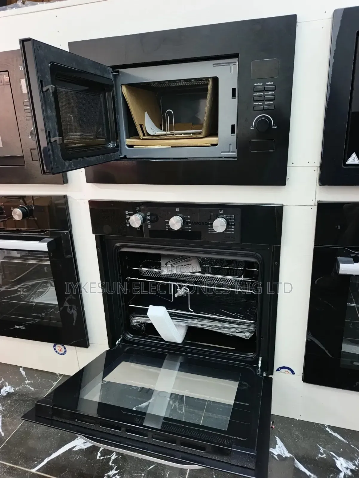 Original HICEL Built-in Gas & Ele Air Fryer Oven & Built-in Microwave