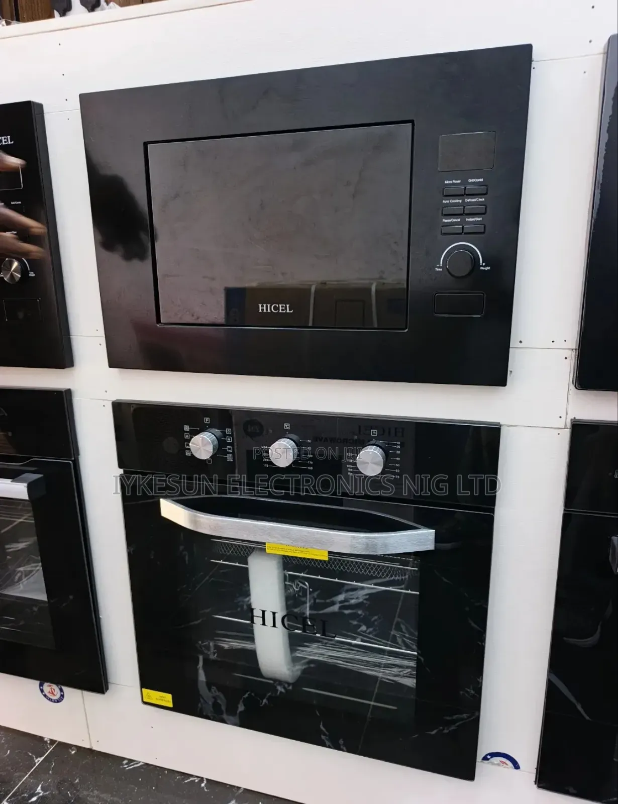Original HICEL Built-in Gas & Ele Air Fryer Oven & Built-in Microwave