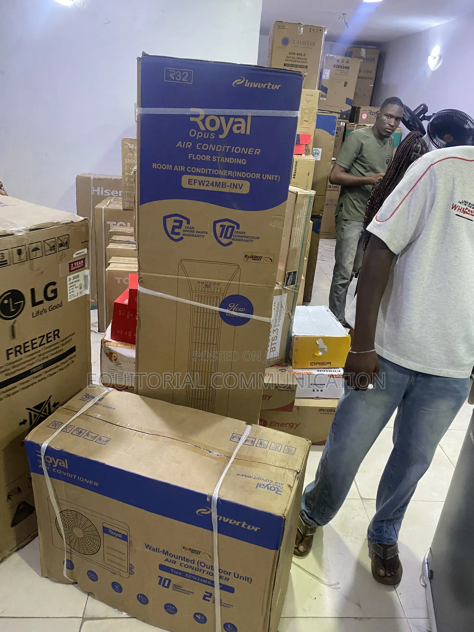 Royal 3HP Floor AC for Comfortable Indoor Living EFW24MB-INV