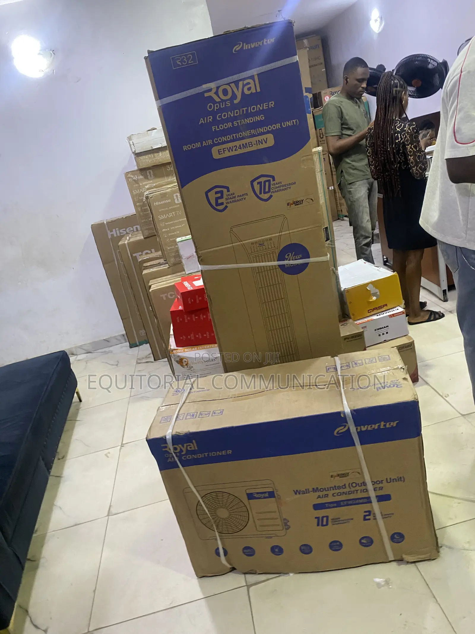 Royal 3HP Floor-Standing AC for Spacious Offices EFW24MB-INV