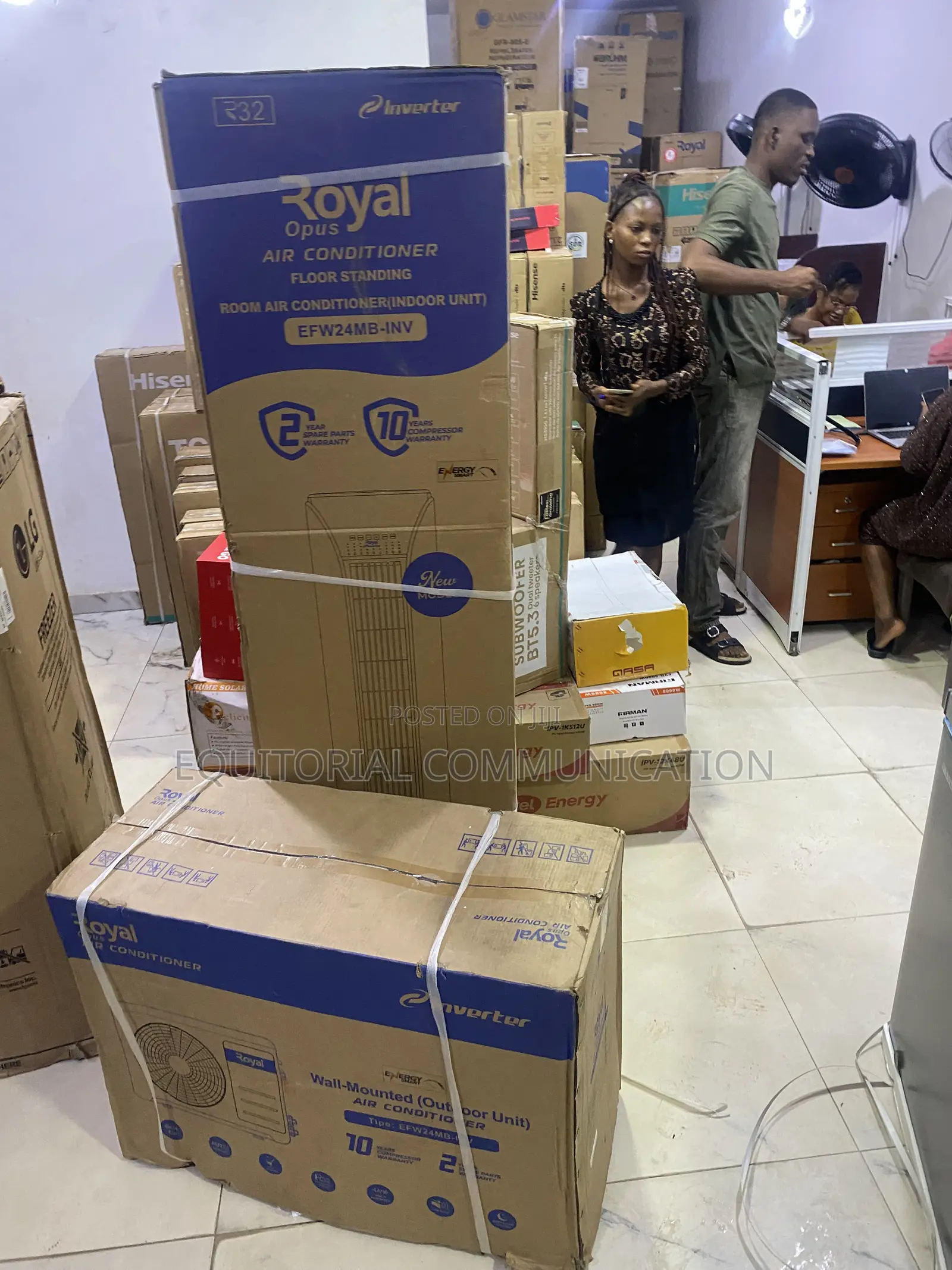 Royal EFW24MB-INV 3HP Floor Air Cooling System