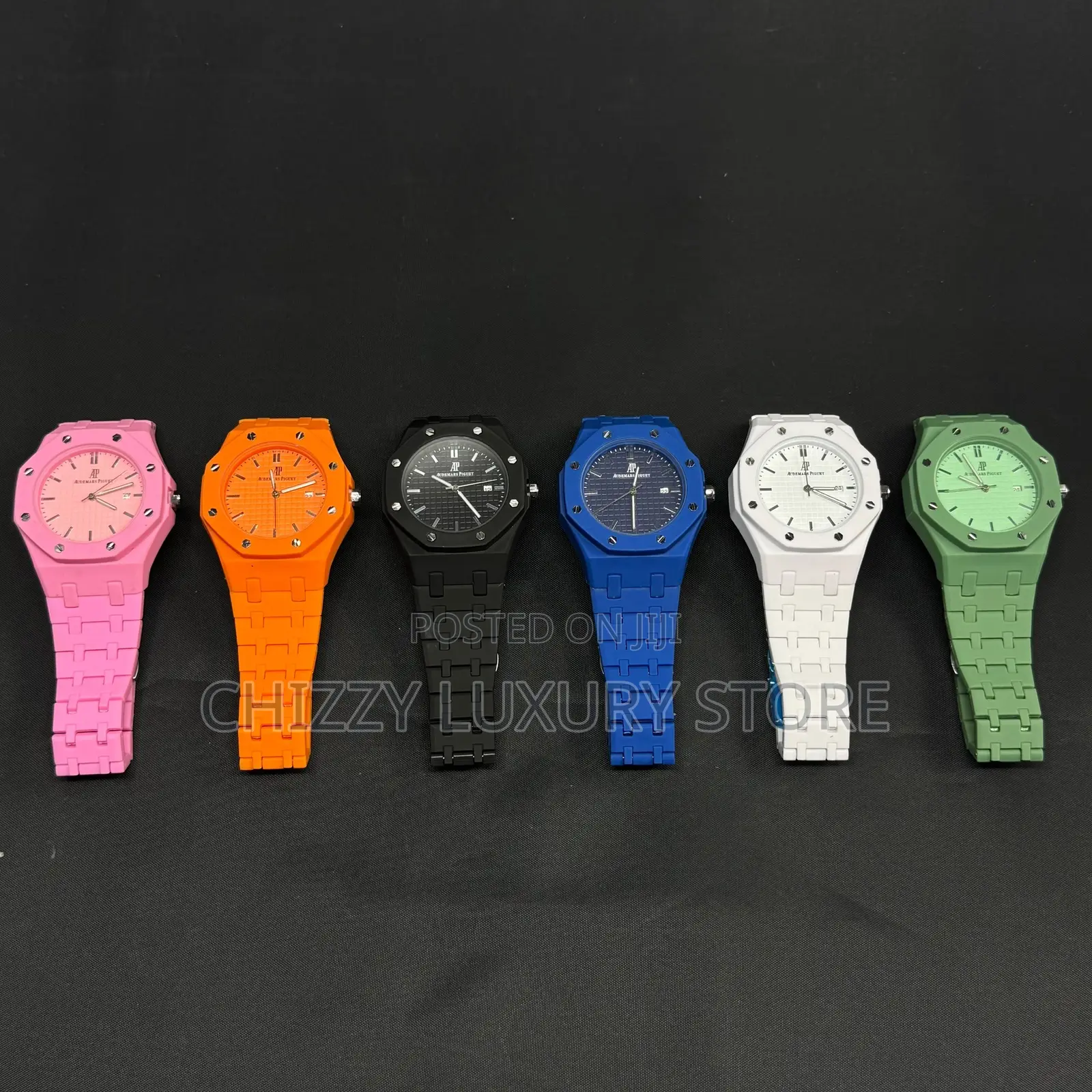 Audemars Piguet X Swatch Quality Men Rubber Strap Wristwatch