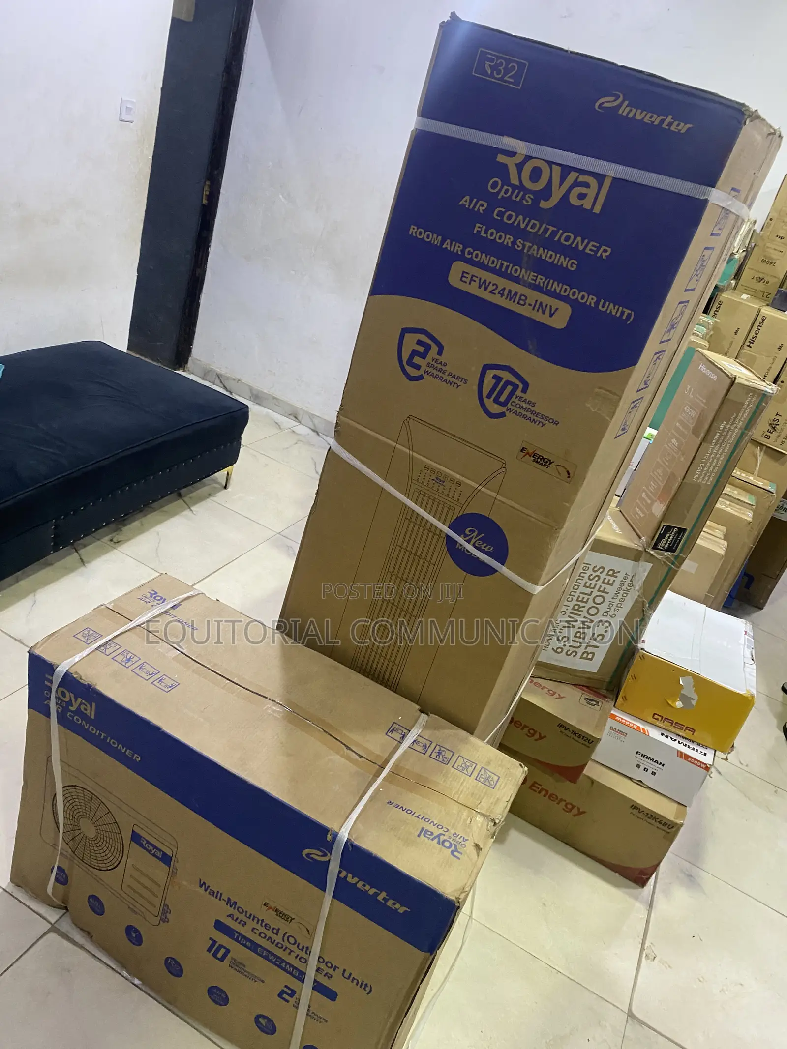 Royal EFW24MB-INV 3HP Floor Cooling Unit for Large Rooms