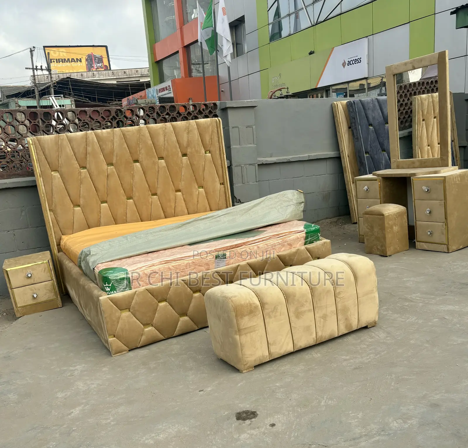 Full 6 by 6 Upholstery Wooden Bedframe of Assured Quality
