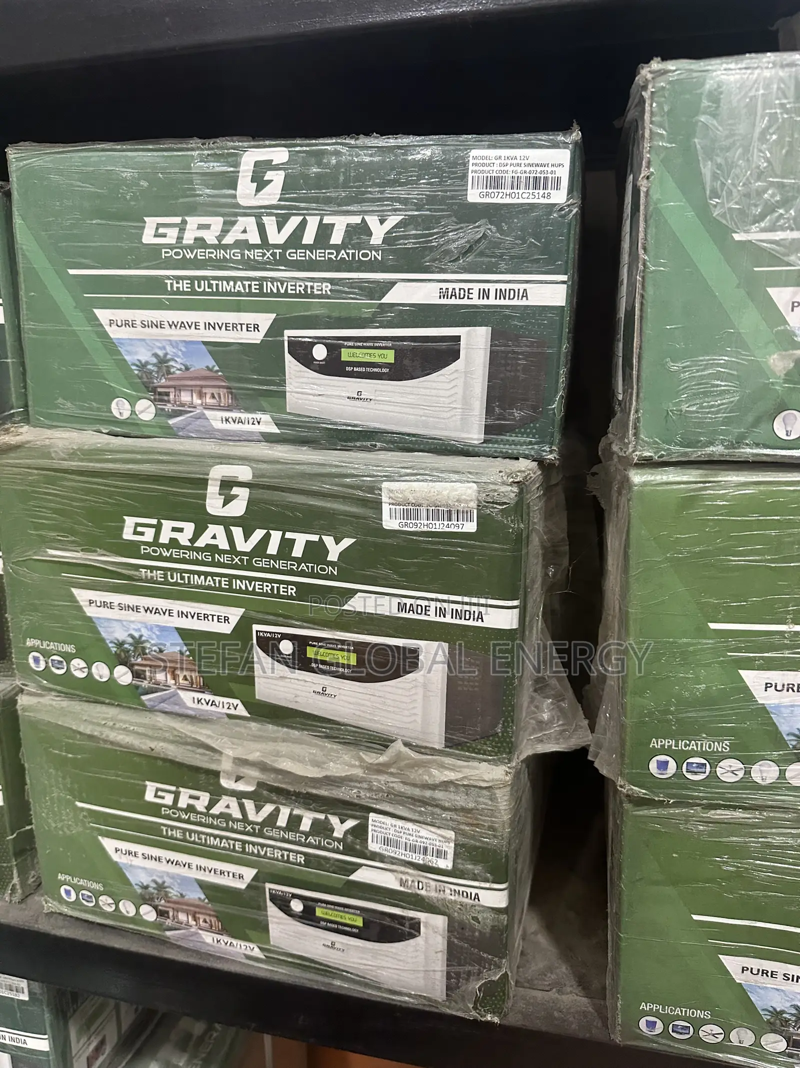 1kva .12v Gravity Pure Sine Wave Non Hybrid Inverter