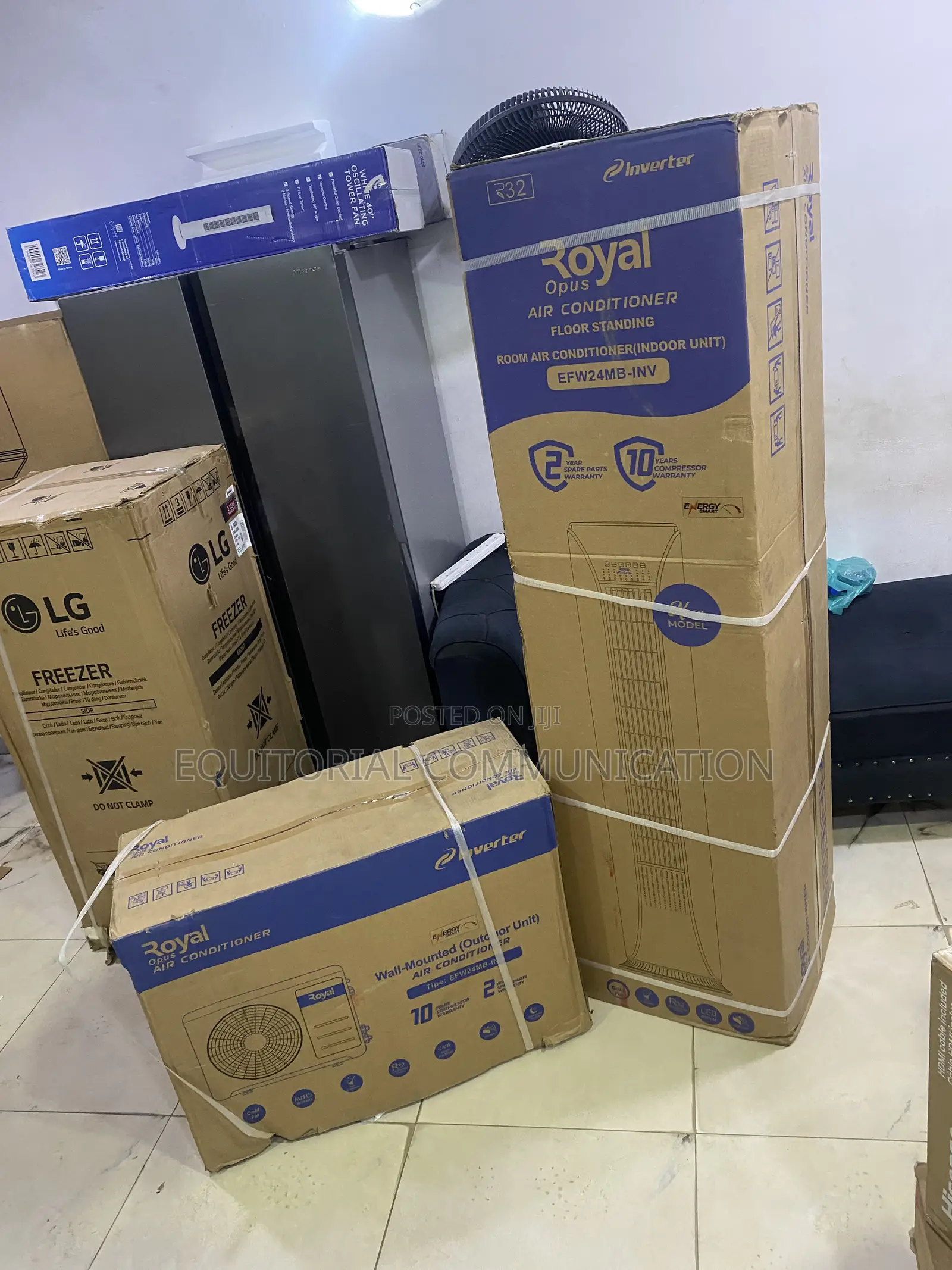 Royal EFW24MB-INV 3HP Standing Inverter AC for Large Shops