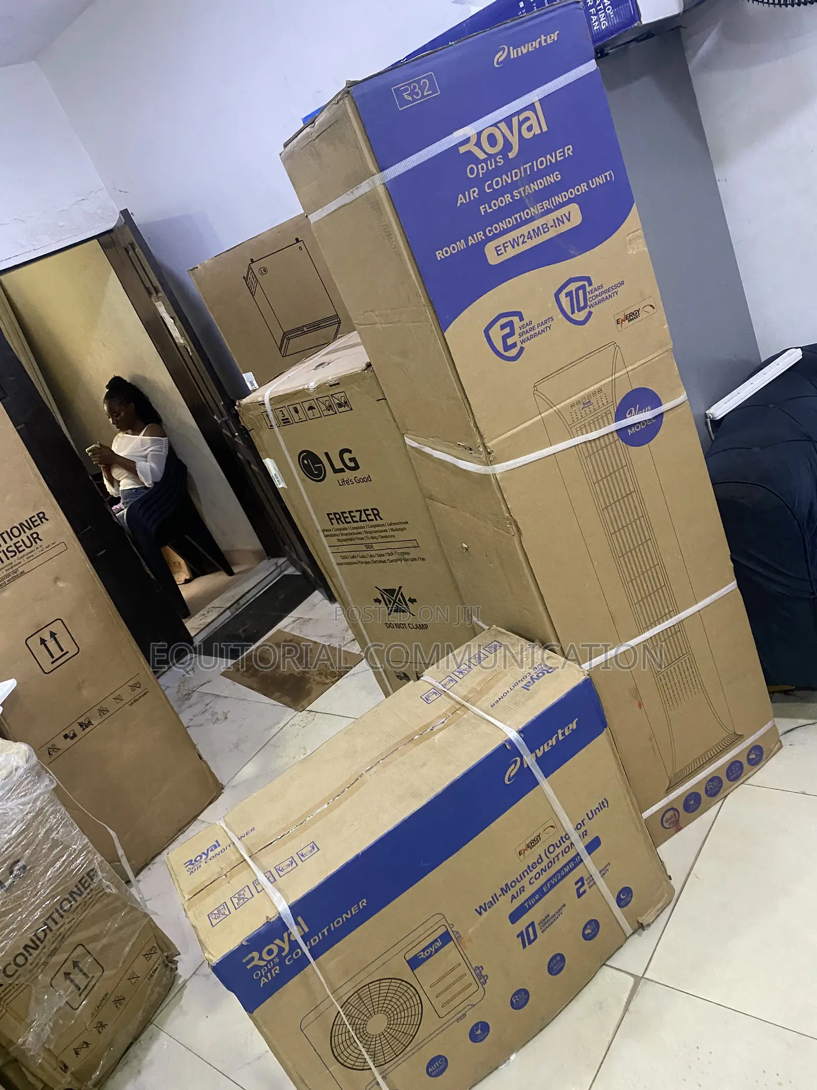 Royal EFW24MB-INV 3HP Standing Inverter AC for Large Shops
