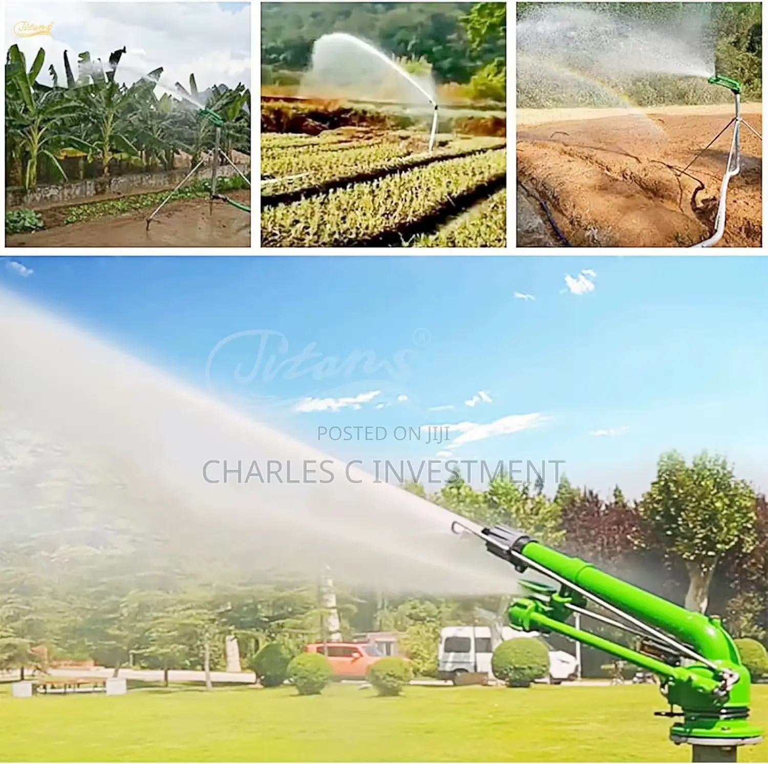 Jet Rain Gun Sprinkler for Farm Irrigation