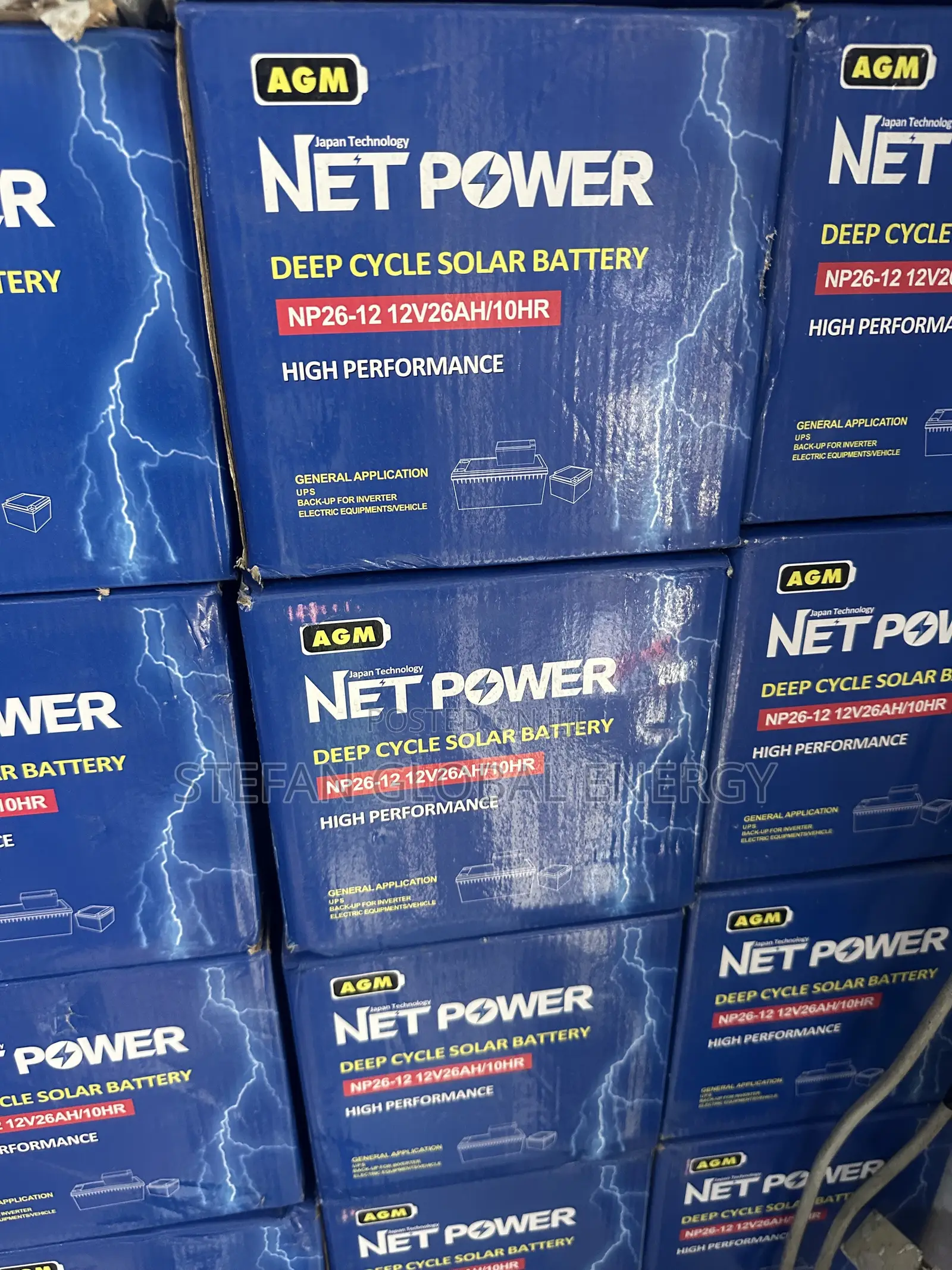 26Ah .12 v Netpower Deep Dry Cell Battery