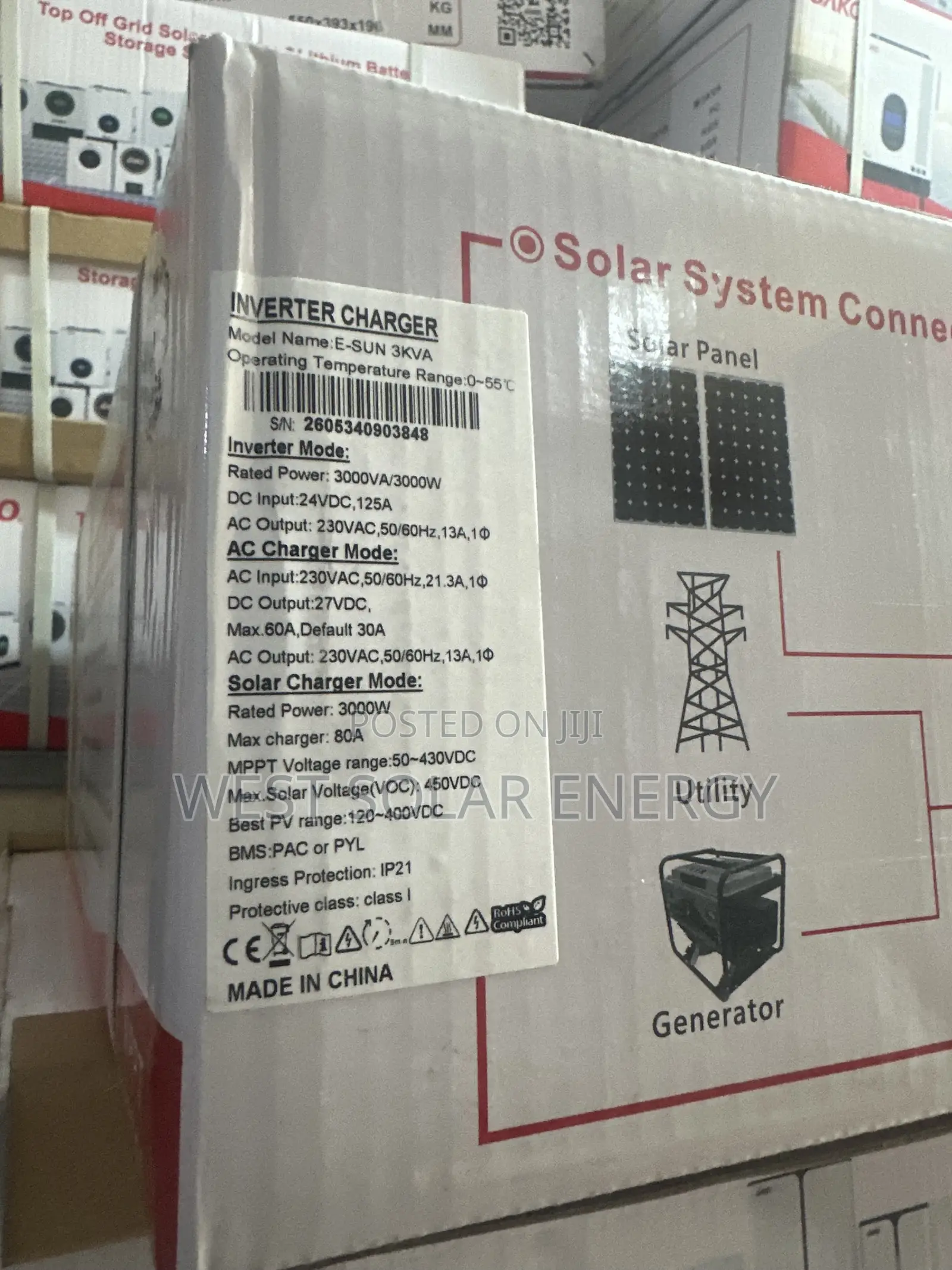 3Kva 24V Sako Hybrid Solar Inverter