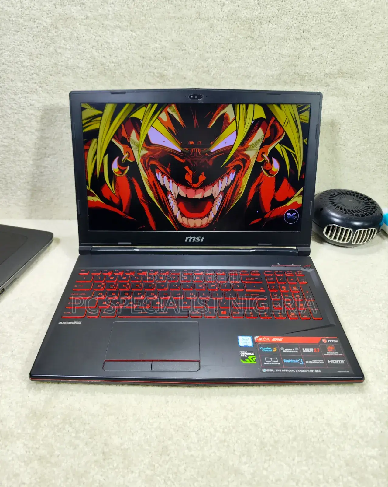 Laptop MSI GL63 8RD 16GB Intel Core i7 HDD+SSD 1T