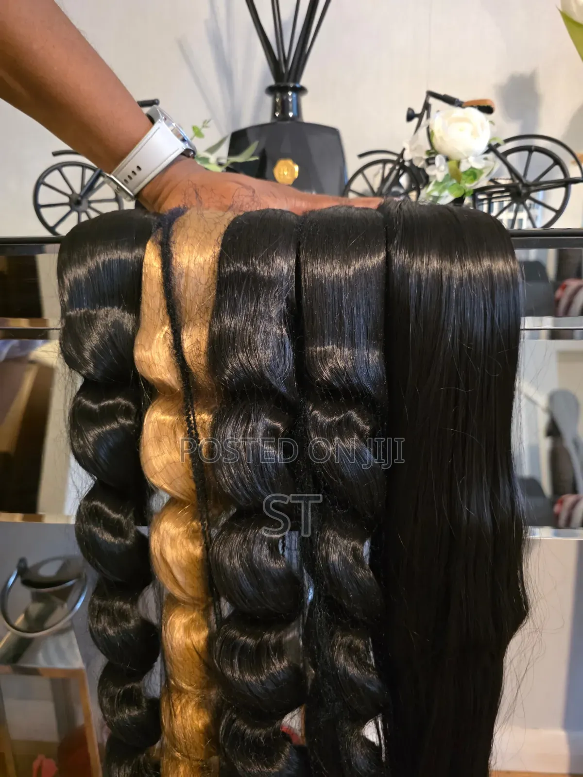 -20% Kinky Synthetic Human Hair Feel 100g
