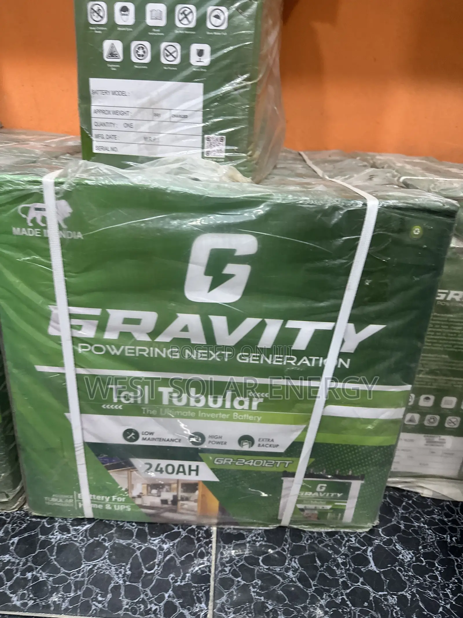 240Ah 12V G Gravity Tubular Solar Battery