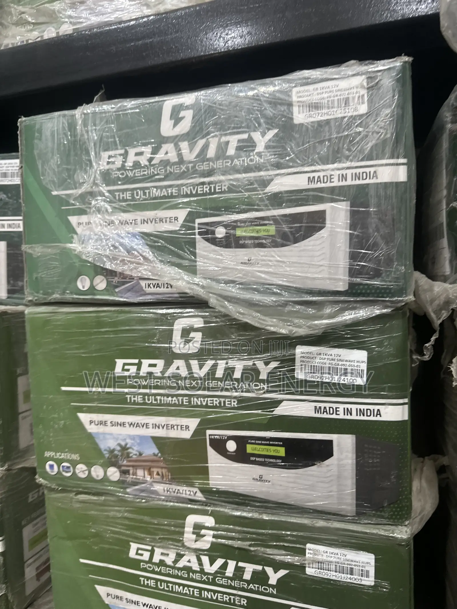 1Kva 12V G Gravity Hybrid Solar Inverter