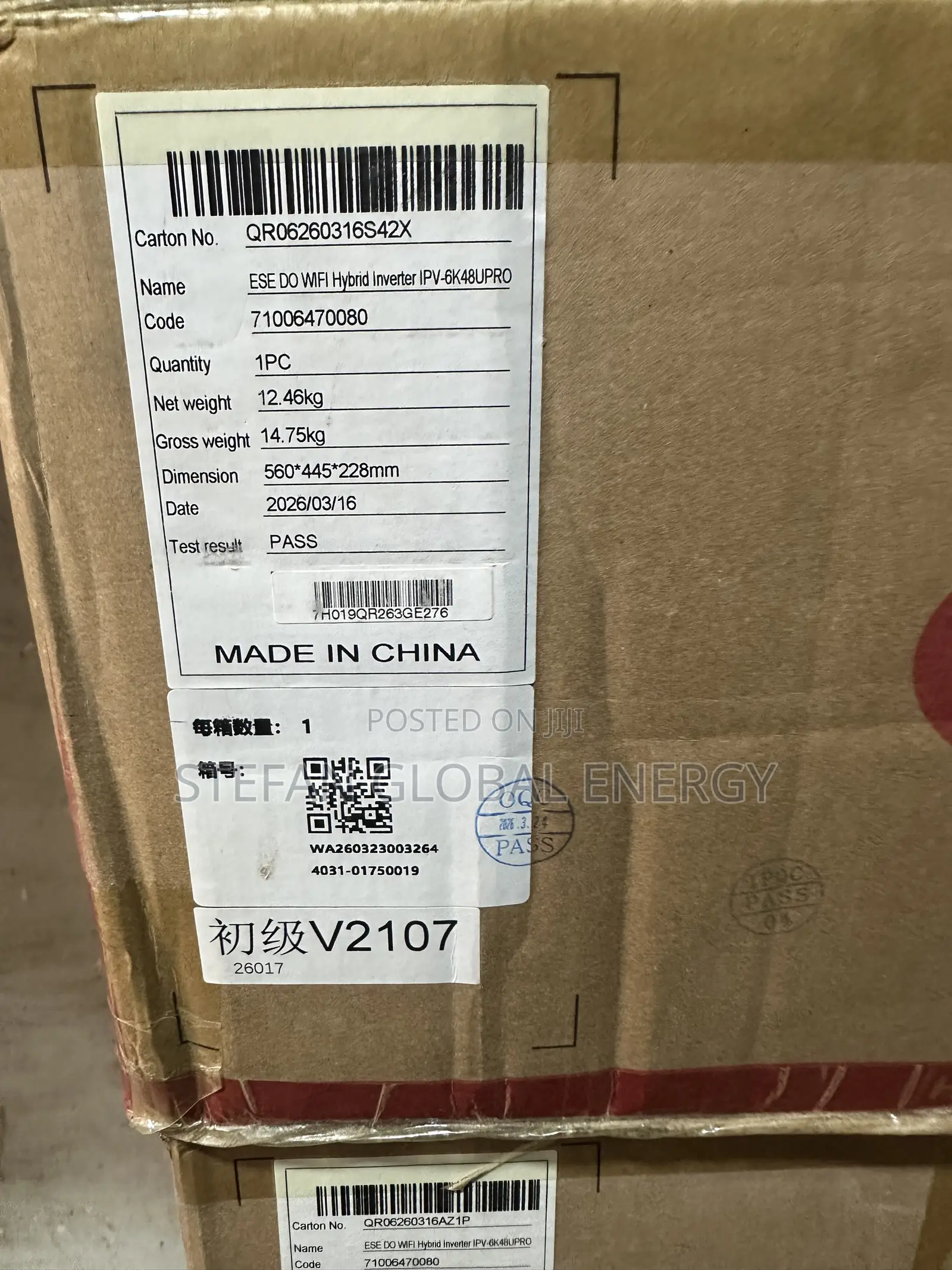 6kva .48v Non Eco Cworth Energy Hybrid Inverter