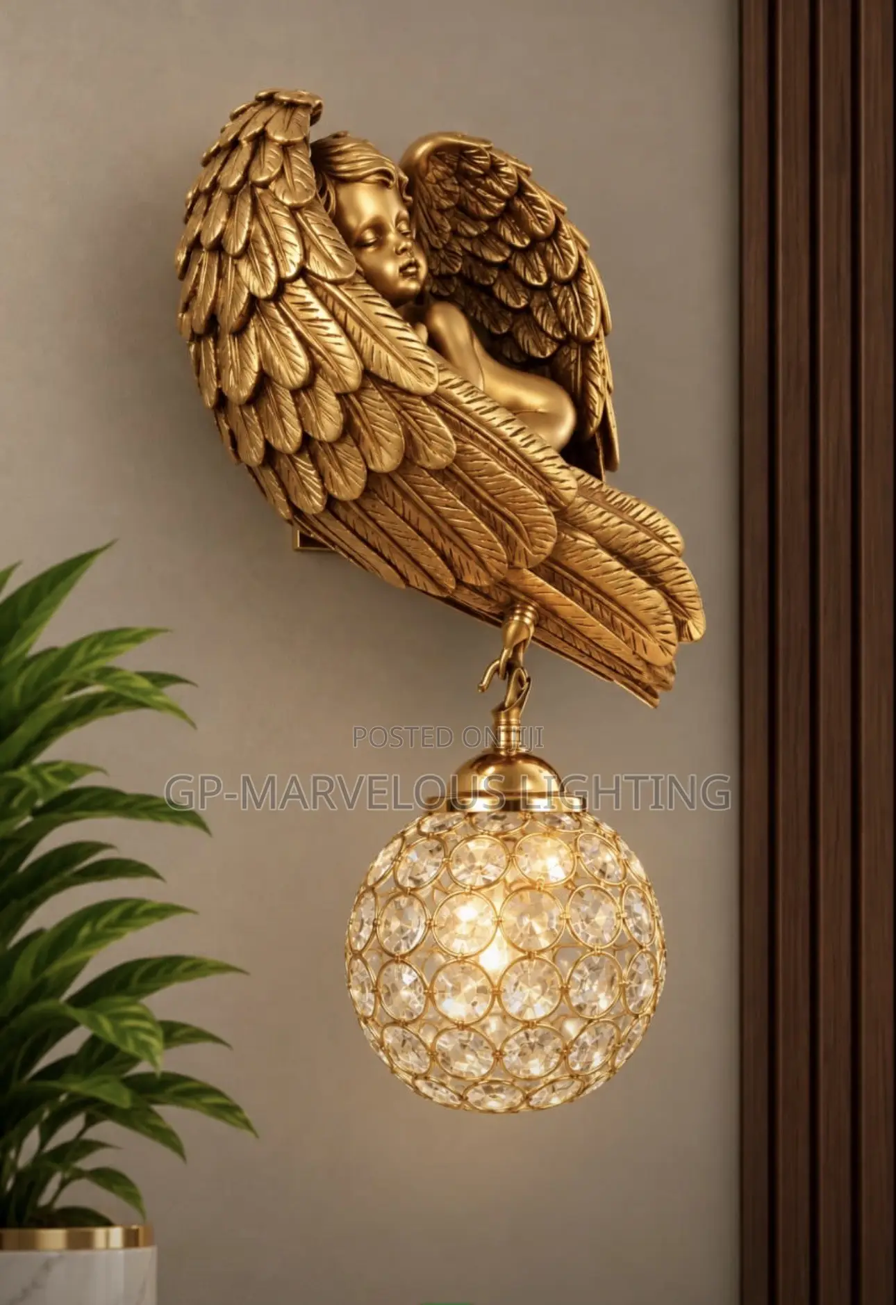 Luxury Golden Animal Design Wall Lights