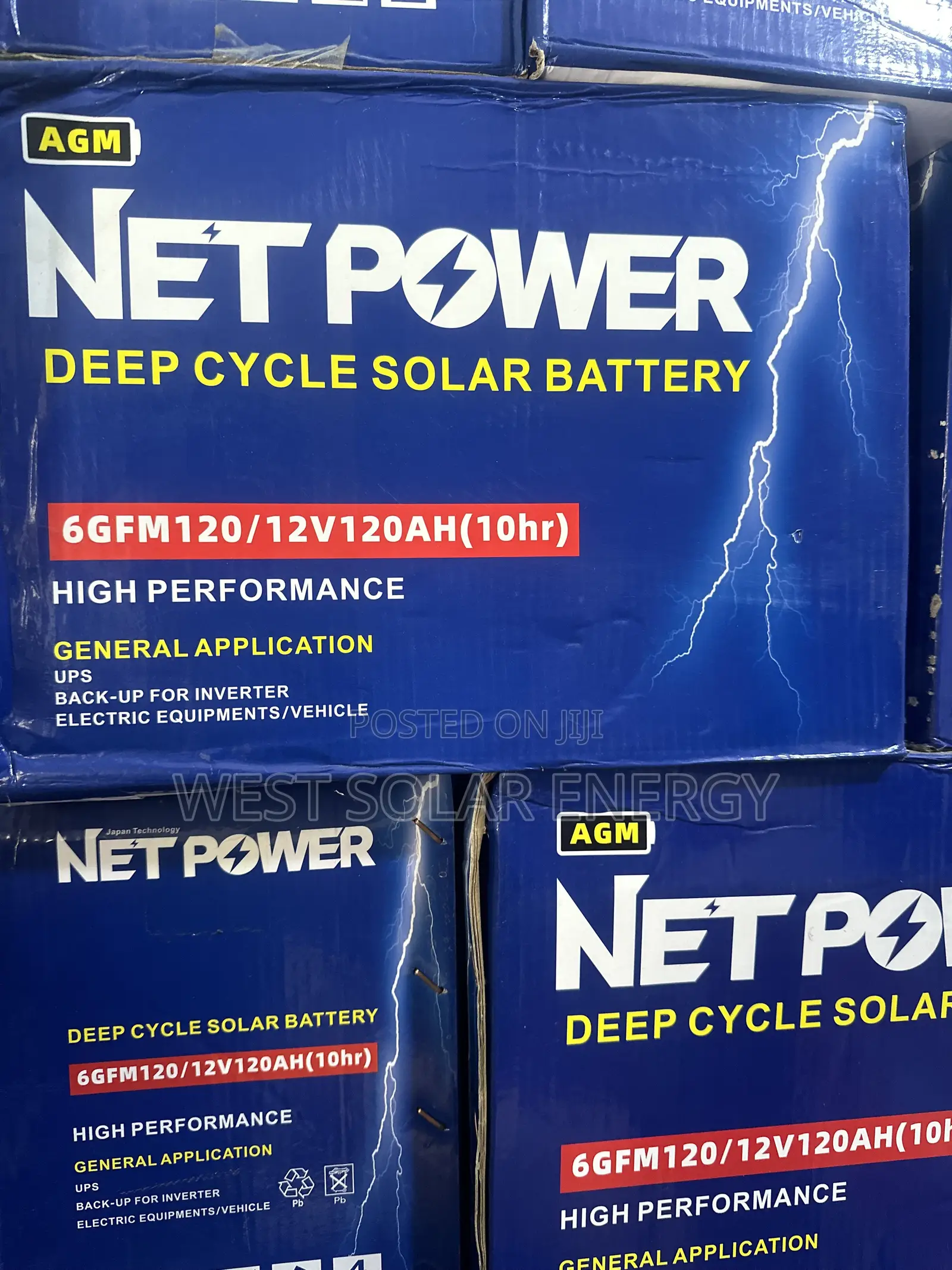 120Ah 12V Net Power Dry Cell Battery