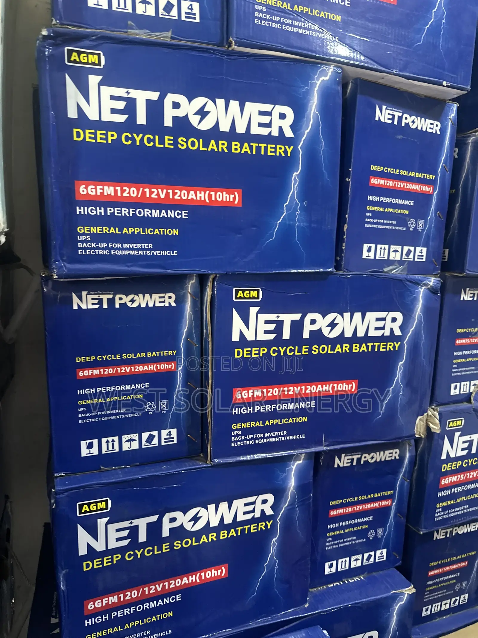 120Ah 12V Net Power Dry Cell Battery