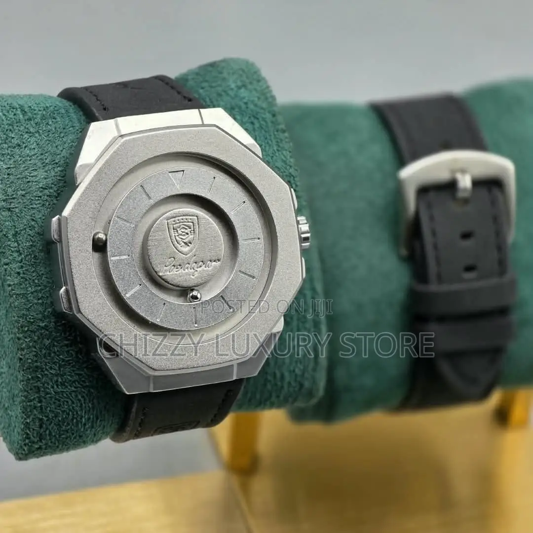 Poedagar Quality Men Rubber Strap Wristwatch