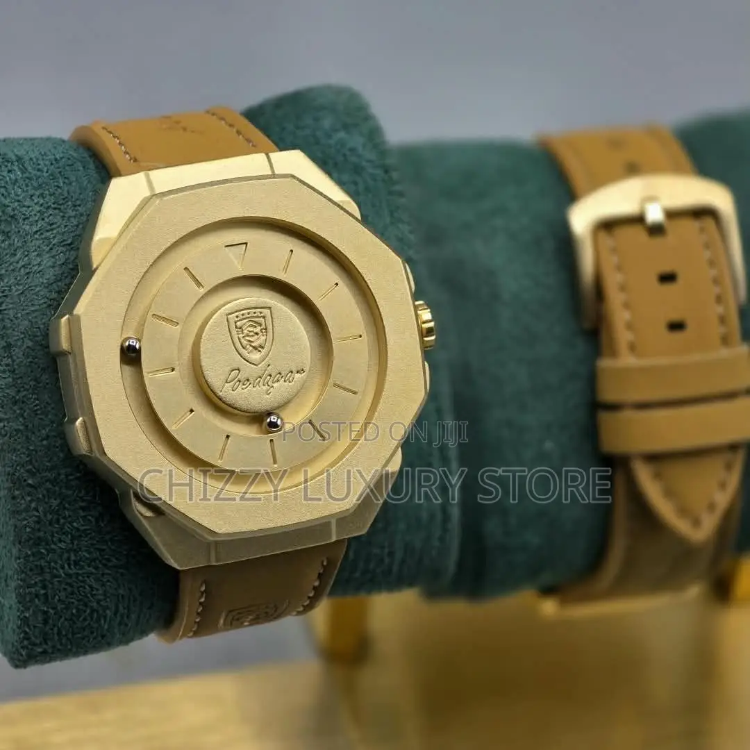 Poedagar Quality Men Rubber Strap Wristwatch
