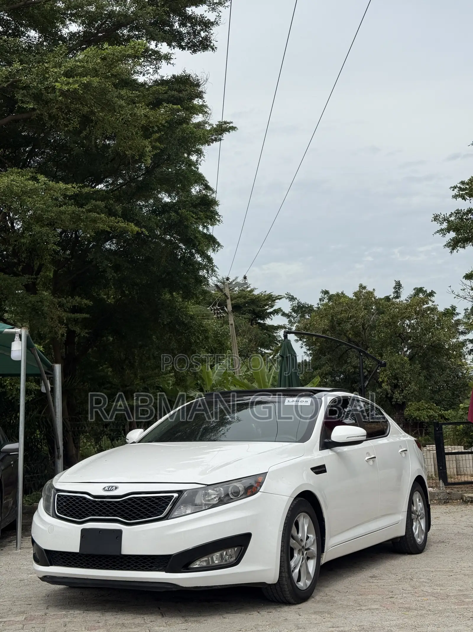 Kia Optima EX Turbo Sedan (2.0L 6cyl 6A) 2012 White