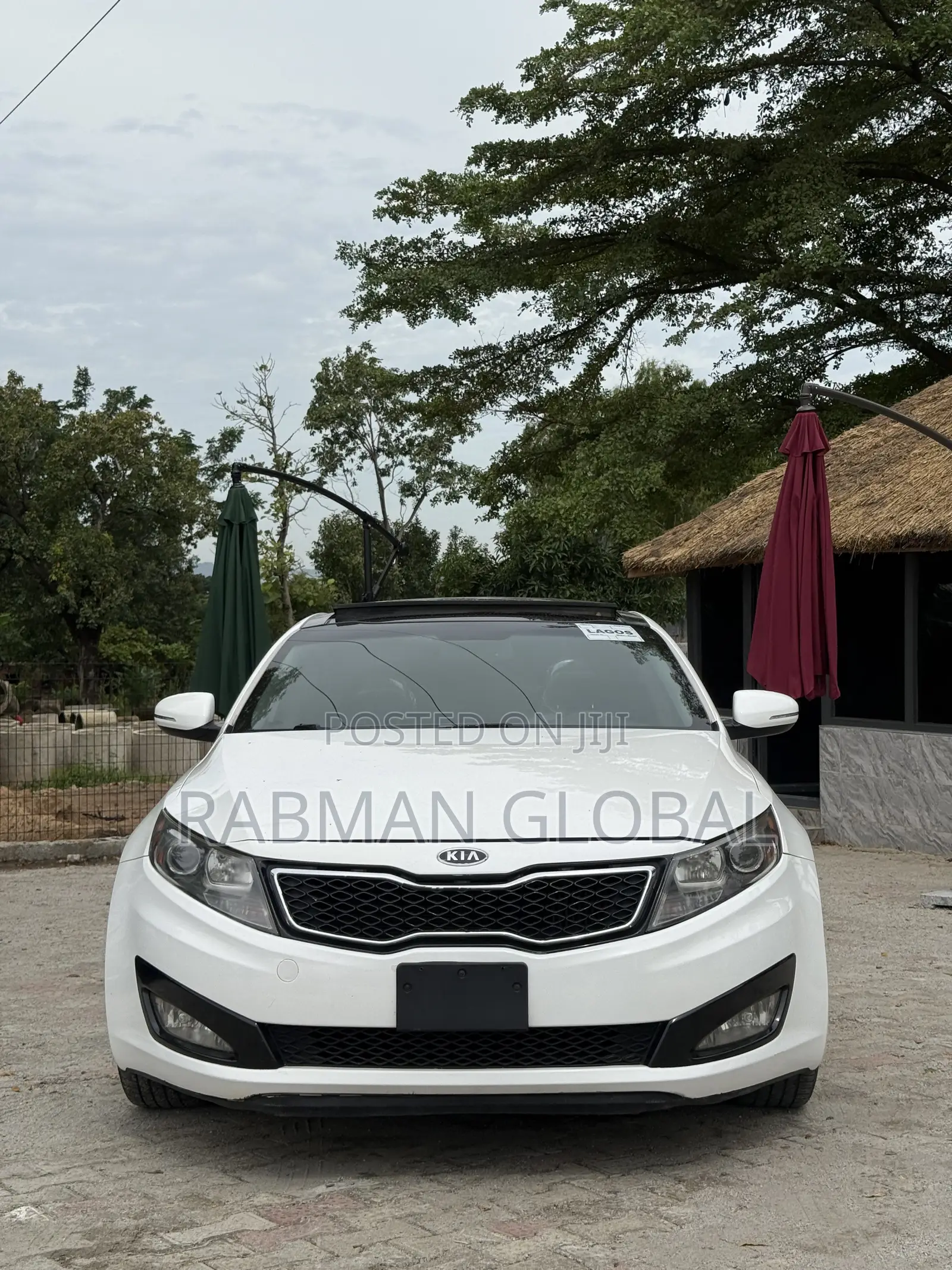 Kia Optima EX Turbo Sedan (2.0L 6cyl 6A) 2012 White