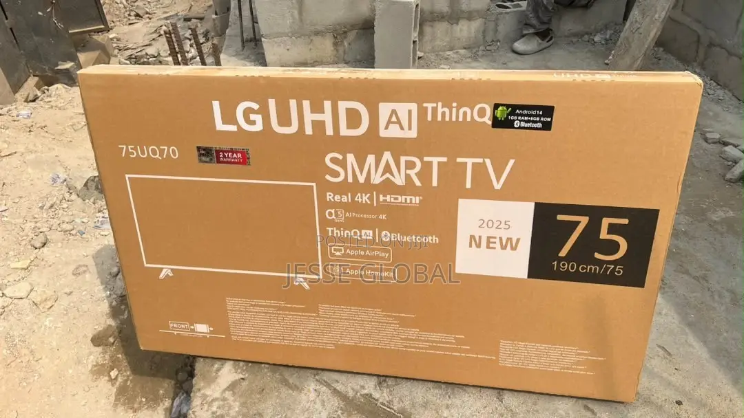 Large-Screen 75-Inch UHD Smart Television