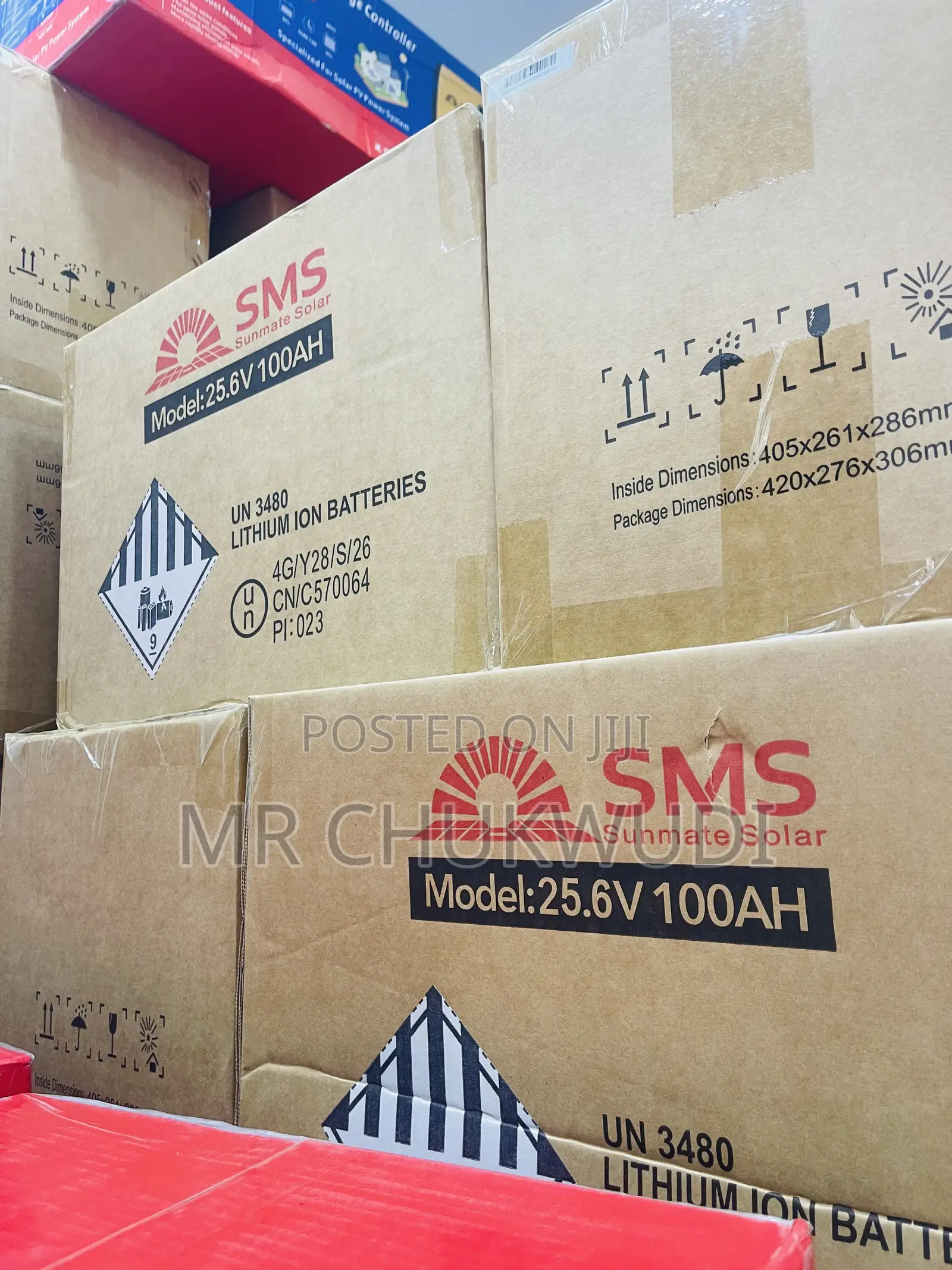 100ah 25.6v SMS Solar Lithium Batteries Is Available