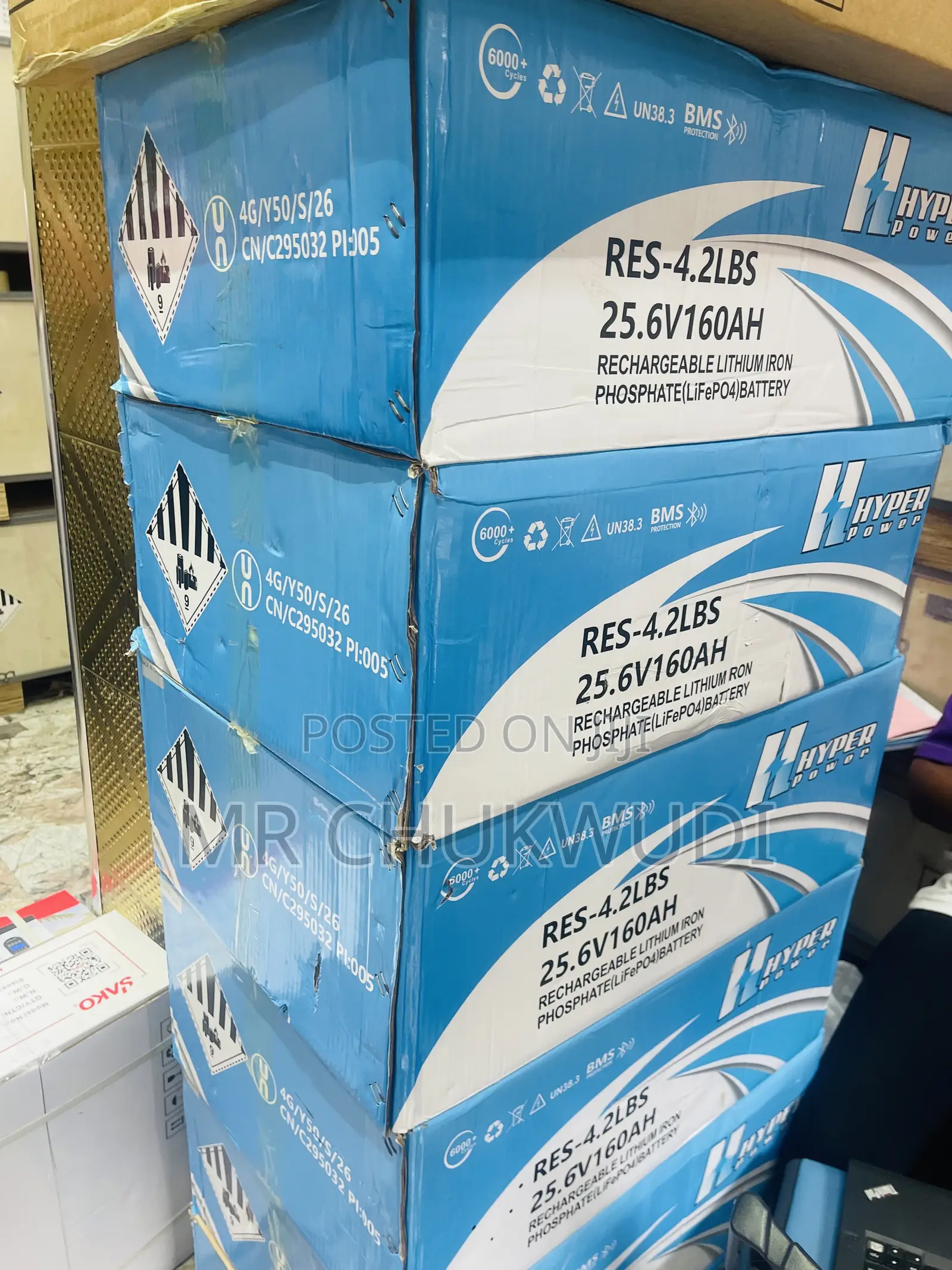 4.2kwh 25.6v Hyper Power Solar Lithium Batteries Is Available