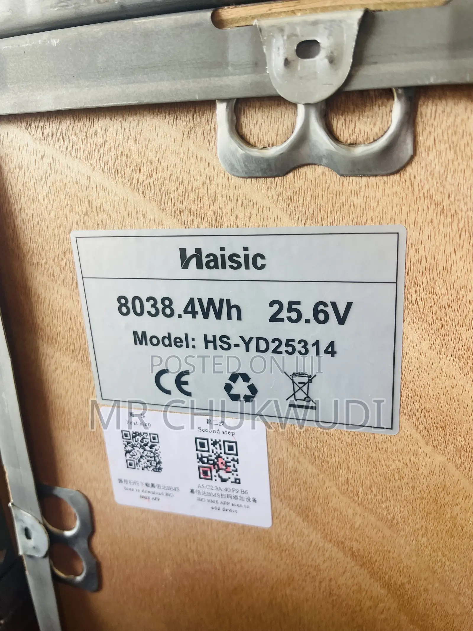 8wkh 25.6v Haisic Solar Lithium Batteries Is Available