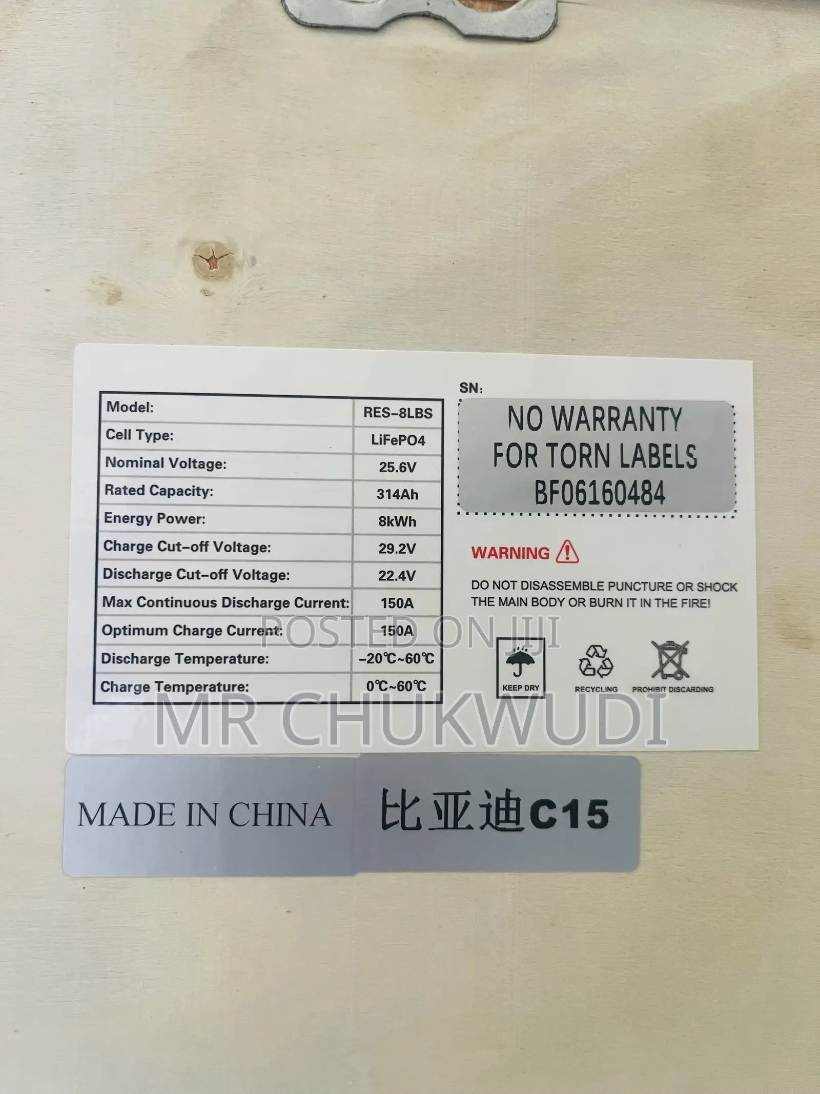 8kwh 25.6v Hyper Power Solar Lithium Batteries Is Available
