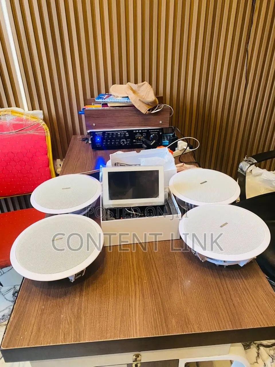 7inches 2zone Internet Amplifier/50watts Passive Speakers