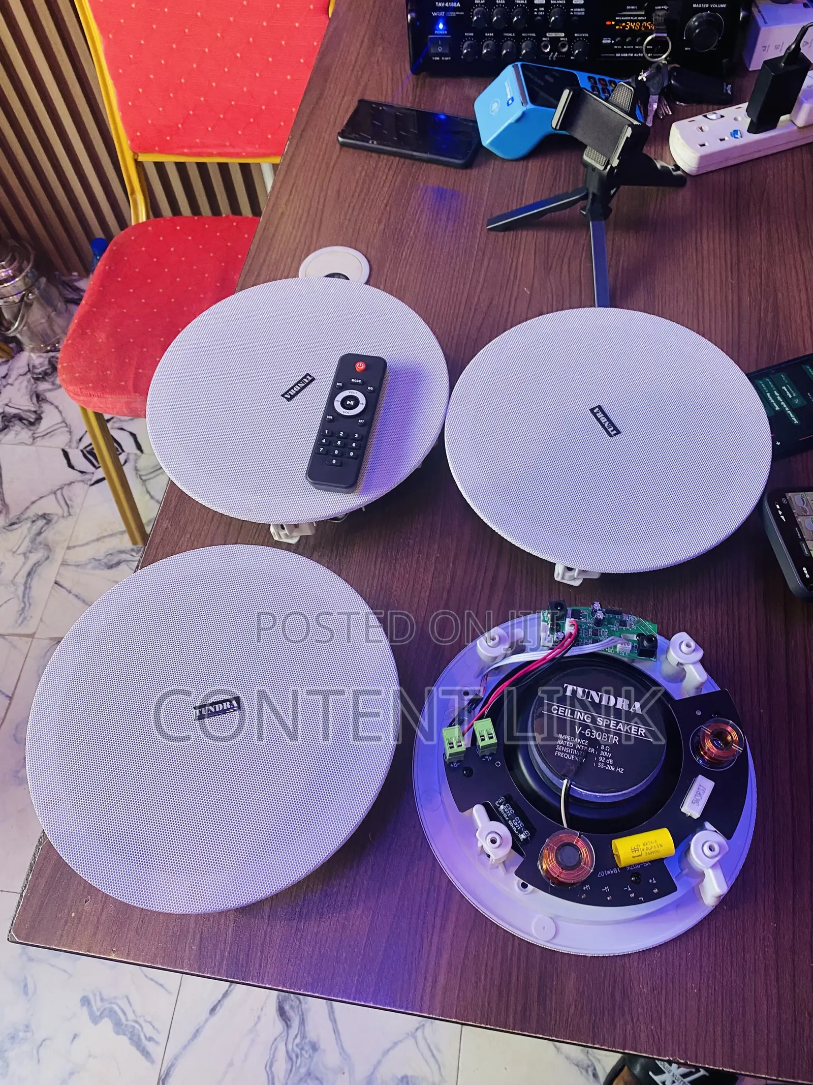 4in1 100watts Bluetooth Ceiling Speakers With Remote