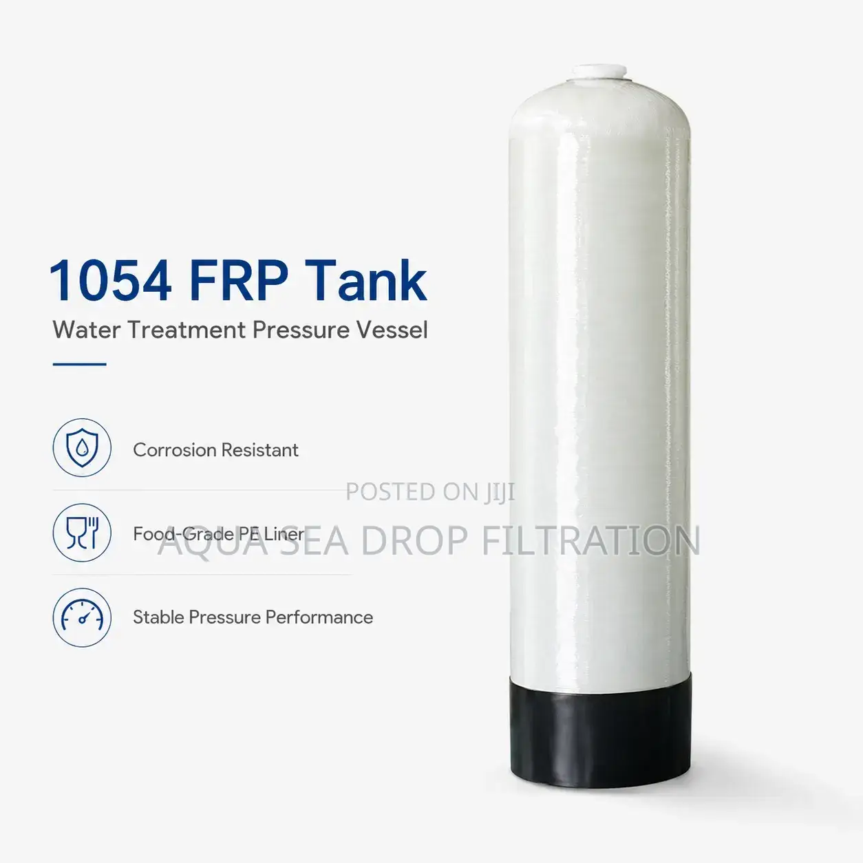 FRP Filteration Tank Water Treatment Module for Chemicals.
