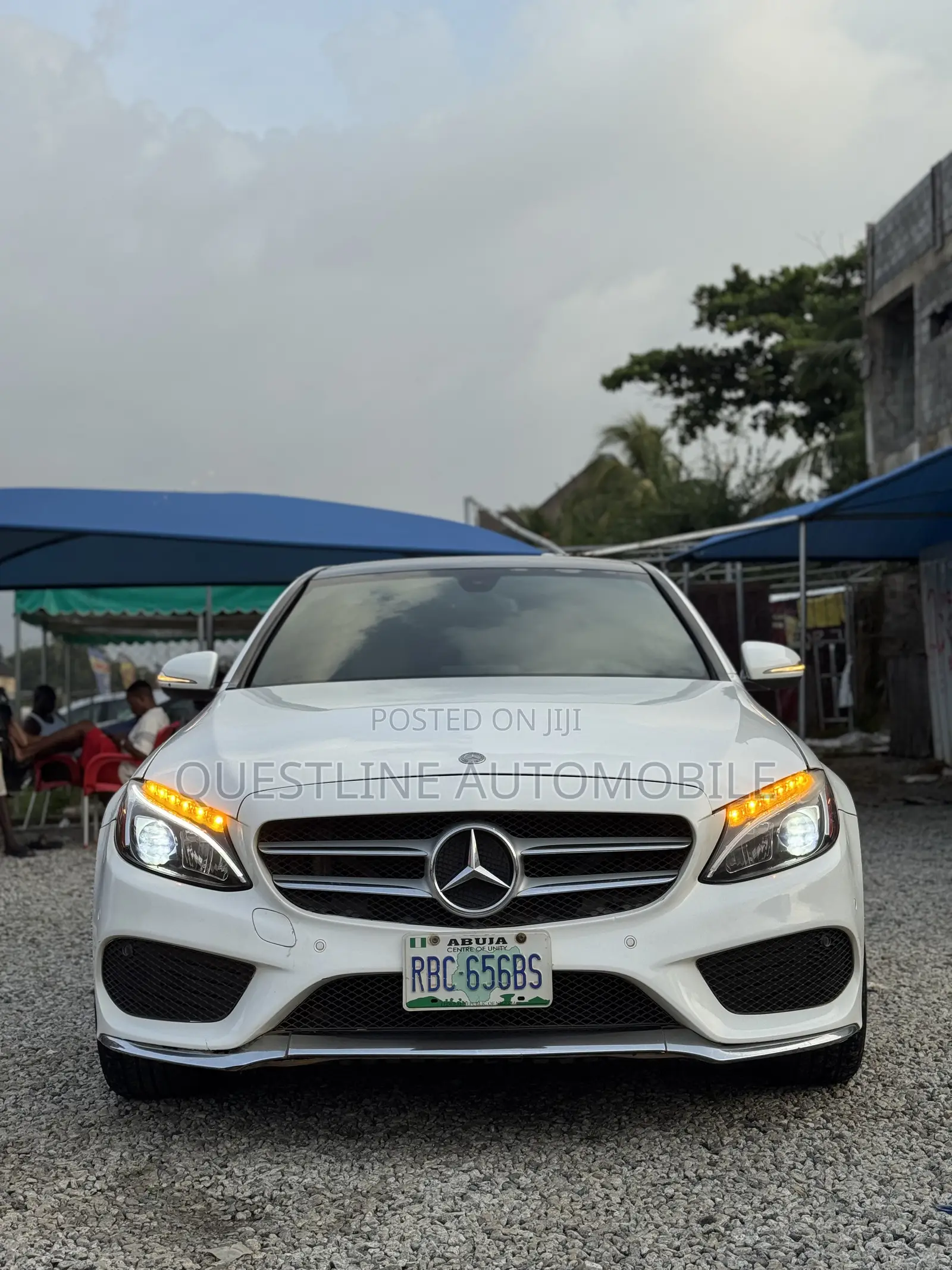 Mercedes-Benz C400 4Matic AWD Sedan (3.0L V6 7A) 2015 White
