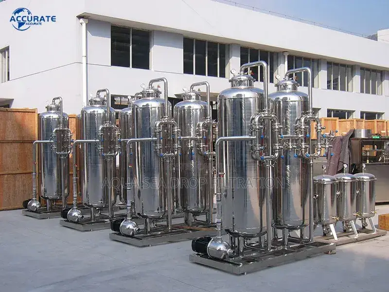 Stainless Steel Simple Water Treatment Plant